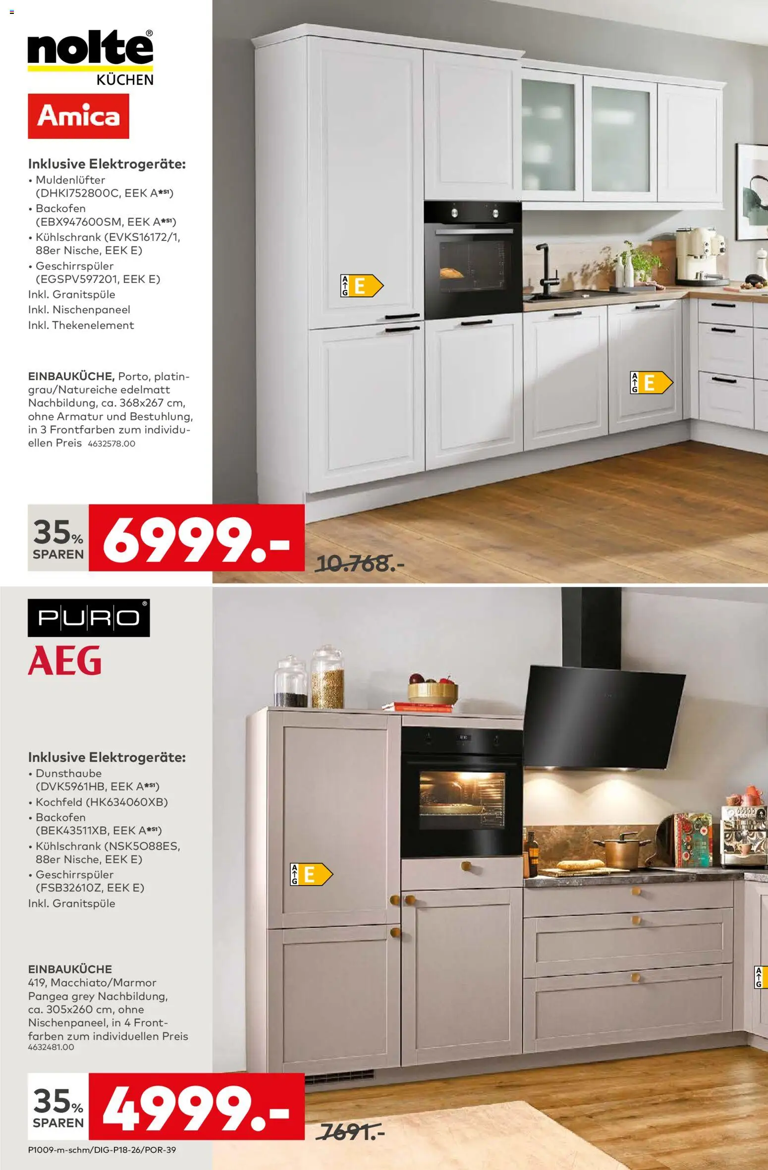 Porta! Küchentester gesucht! Berlin – gültig ab 19.04.2026 | Seite: 4 | Produkte: Geschirrspüler, Kühlschrank, Armatur, Backofen