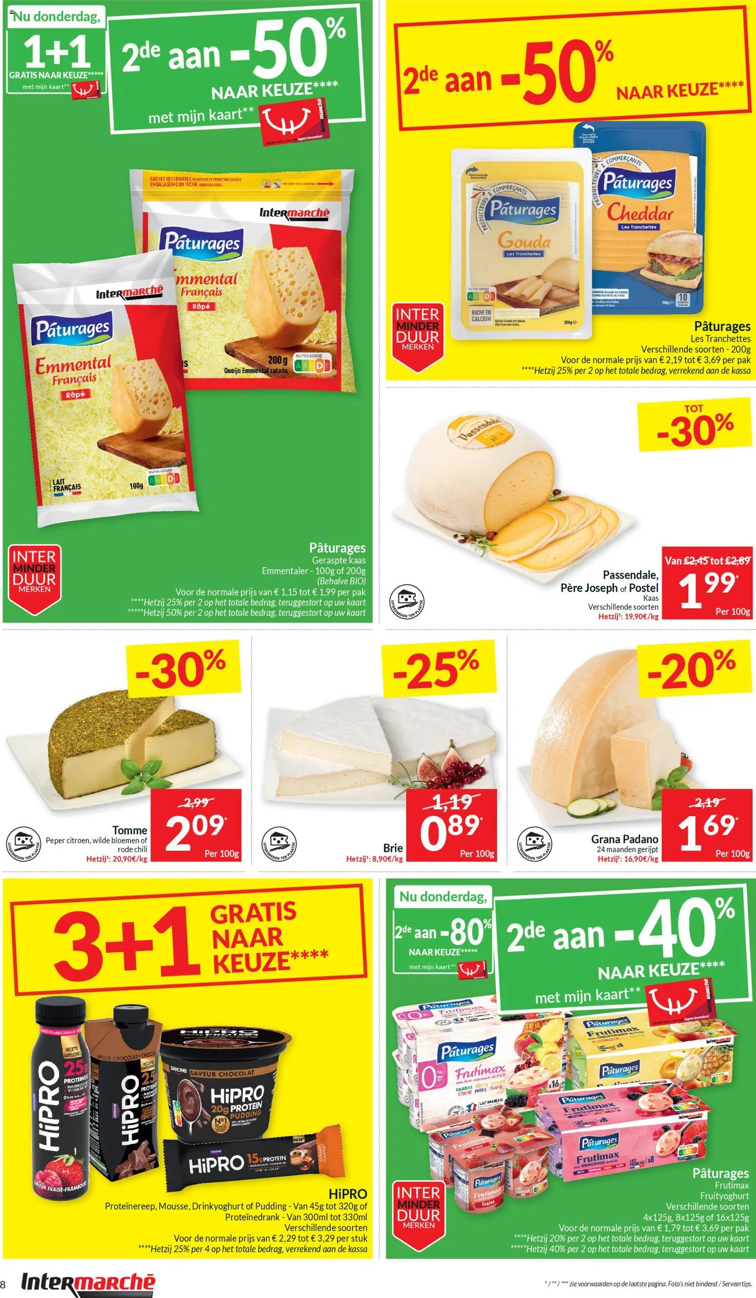 {H1} | Pagina: 8 | Producten: Knäckebrot, Ananas, Brie, Pudding