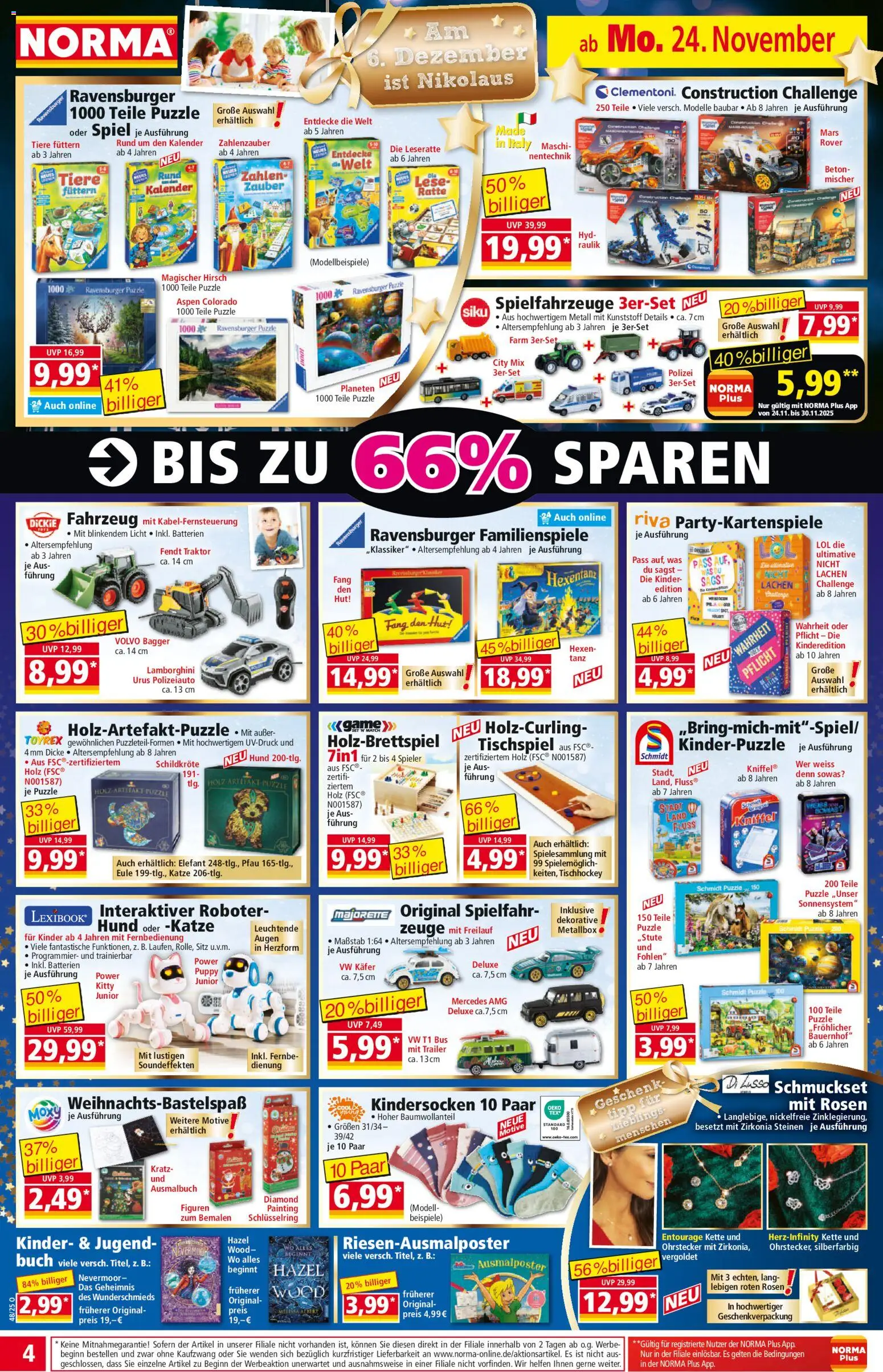 Norma - Black Friday – gültig ab 24.11.2025 | Seite: 4 | Produkte: Spiel, Roboter, Batterien, Mars