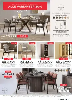 Forhåndsvisning av Skeidar kundeavis gyldig fra 03.11.2025 | Side: 13 | Produkter: Spisebord, Spisestol, Суміш дитяча, Bord