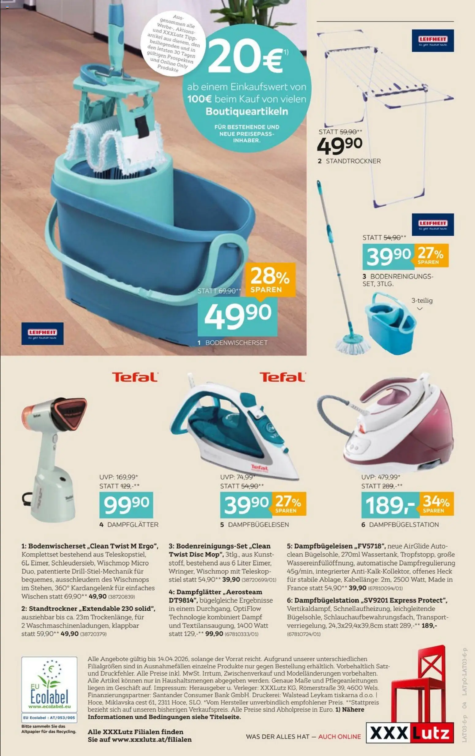 XXXLutz Boutiqueartikel gültig ab 07.04.2026 | Seite: 4