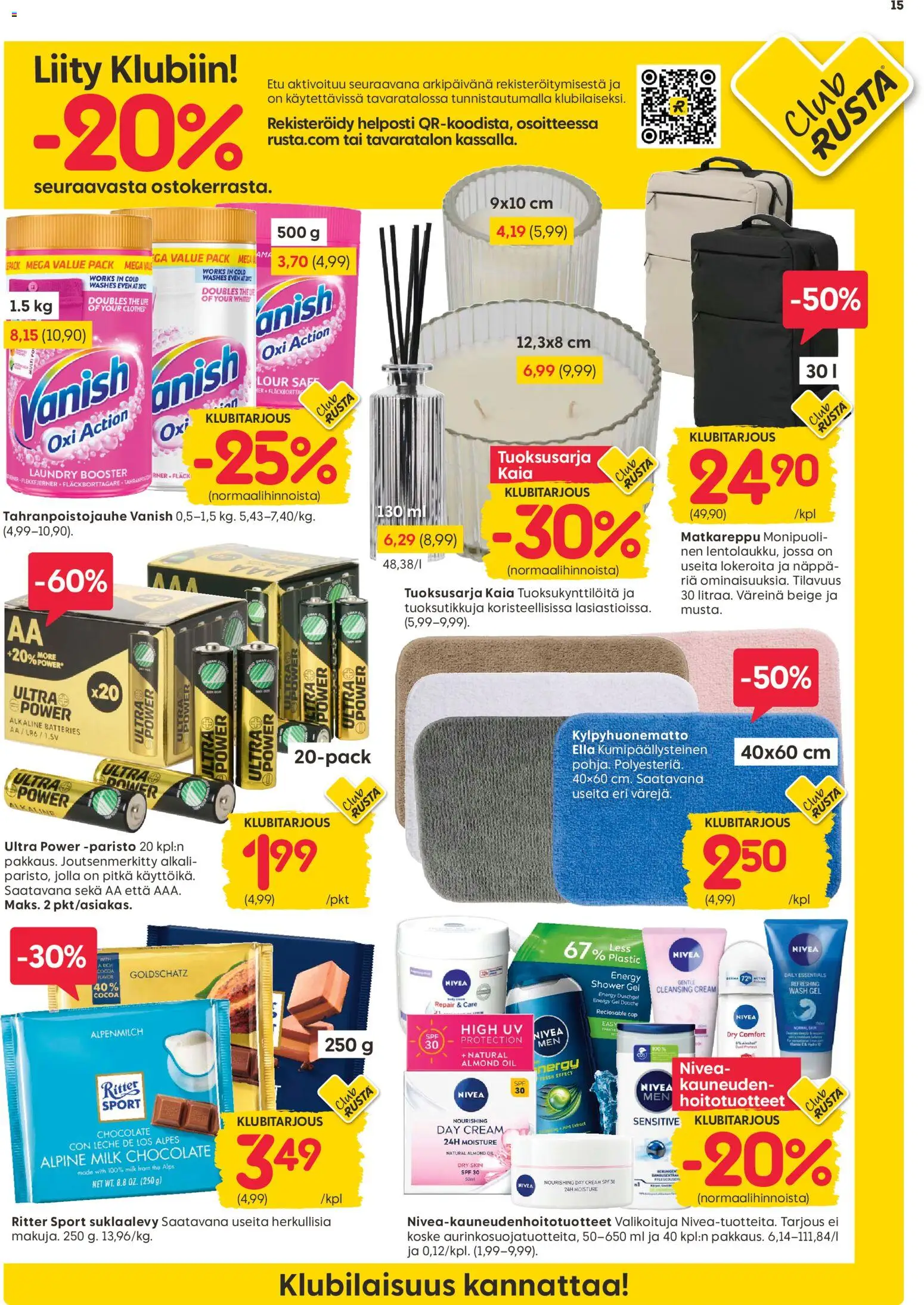 Rusta tarjoukset – voimassa 16.03.2026 alkaen | Sivu: 15