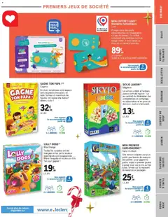 E.Leclerc - Prévisualisation de SKYJO JUNIOR (1), La version enfant à l'univers joyeux de fruits rigolos ! Le jeu permet de développer des compétences en comptage, en observation et en prise de décision, tout en s'amusant. valide à partir de 11.11.2025 | Page: 17