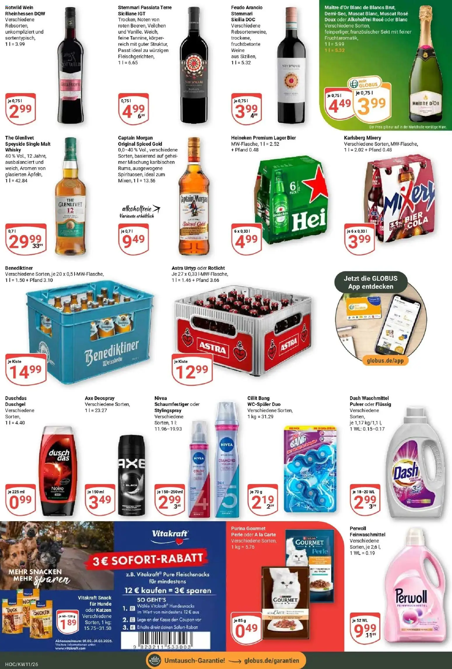 Globus prospekt Hockenheim	 – gültig ab 09.03.2026 | Seite: 5 | Produkte: Sekt, Duschdas, Waschmittel, Mixery