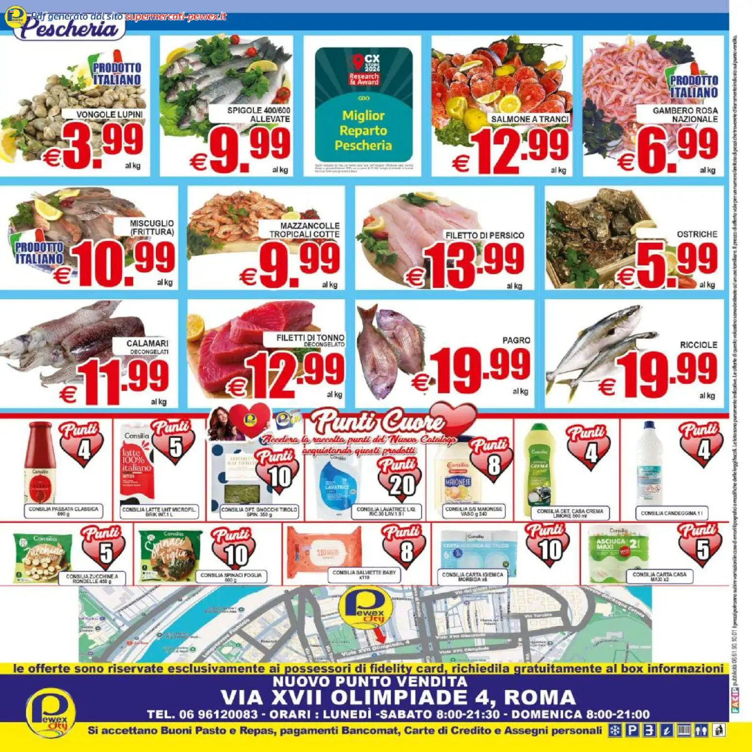 Volantino Pewex del 29.04.2026 | Pagina: 16 | Prodotti: Carta igienica, Salmone, Candeggina, Mazzancolle