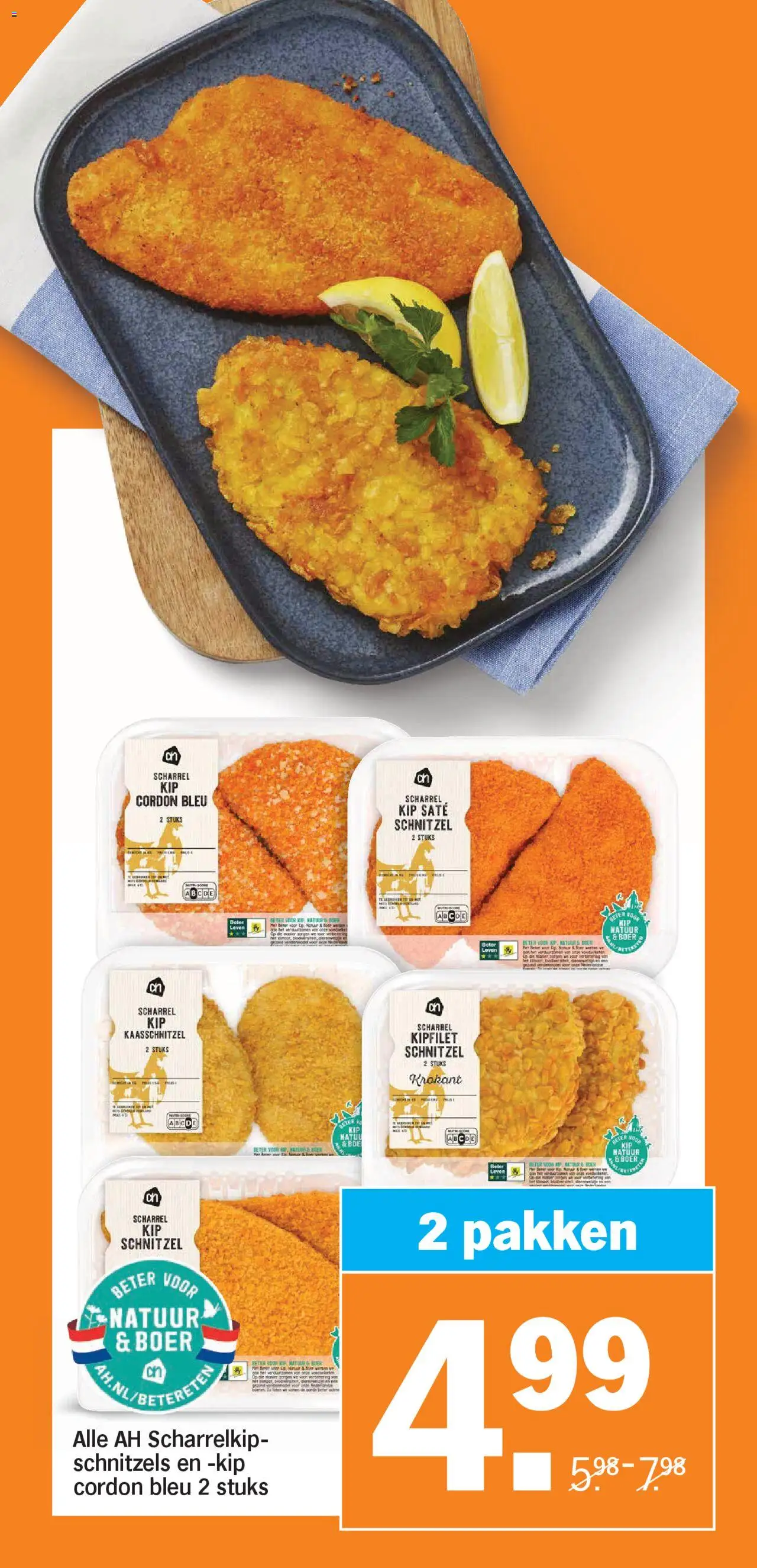  | Pagina: 10 | Producten: Boter, Schnitzel, Kip