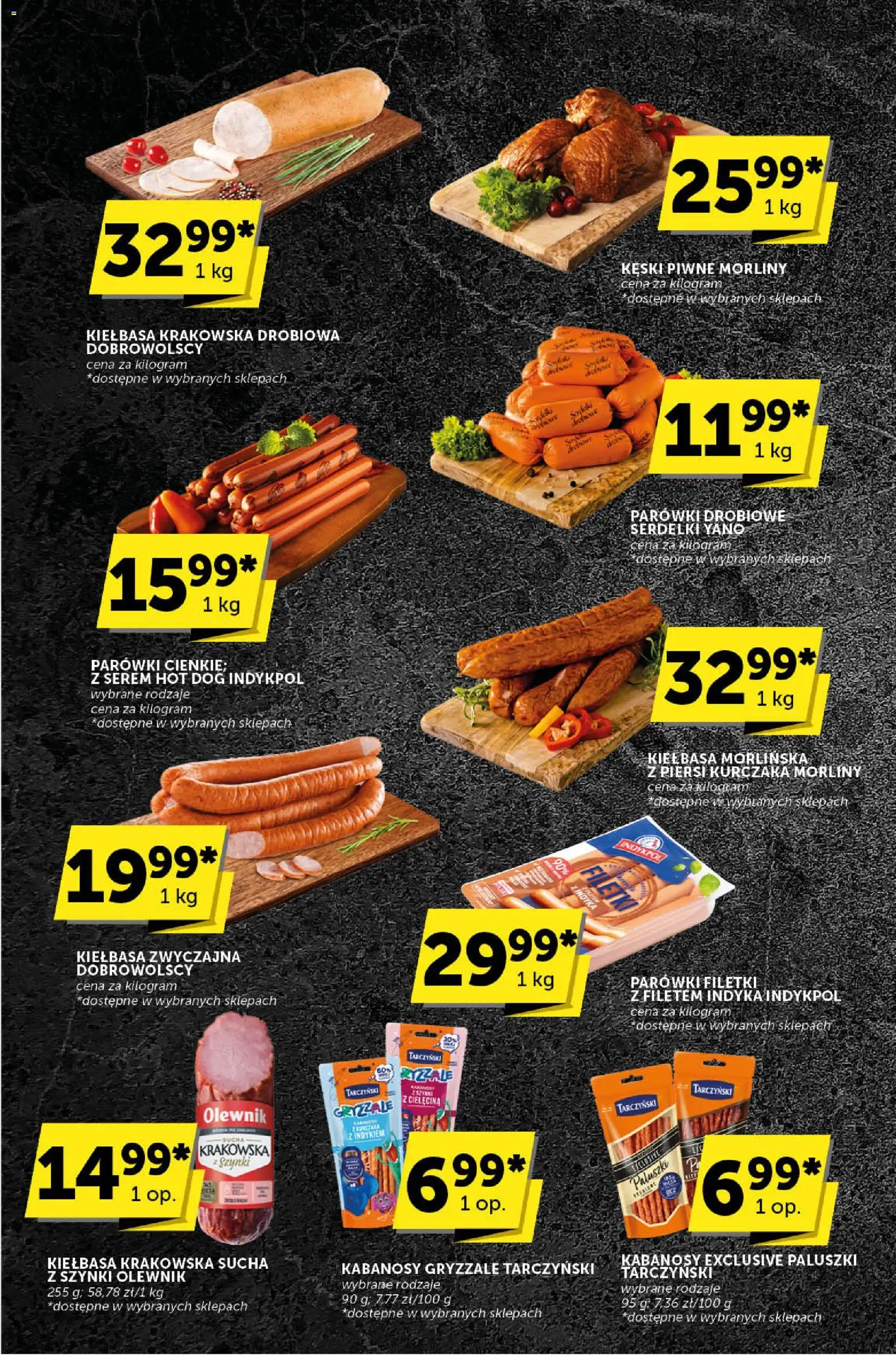 ABC Gazetka - Katalog od 27.11.2025 | Strona: 7 | Produkty: Piersi, Kabanosy, Parówki, Kiełbasa krakowska