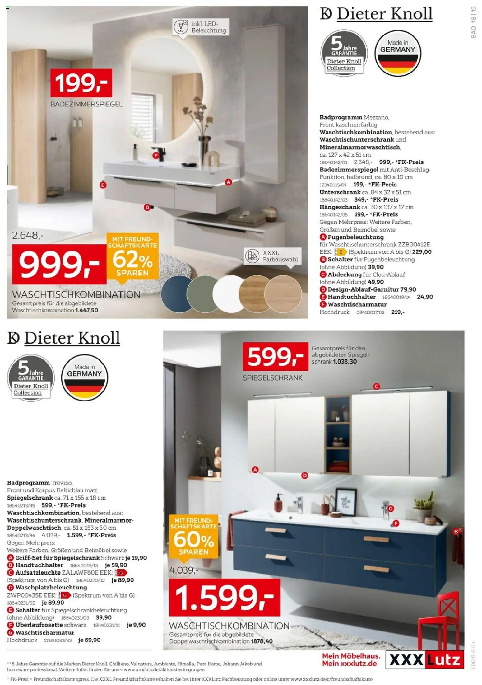 XXXL Lutz Badzimmertesterinnen und -tester gesucht – gültig ab 08.03.2026 | Seite: 19 | Produkte: Bad, Spiegel, Handtuchhalter, Unterschrank