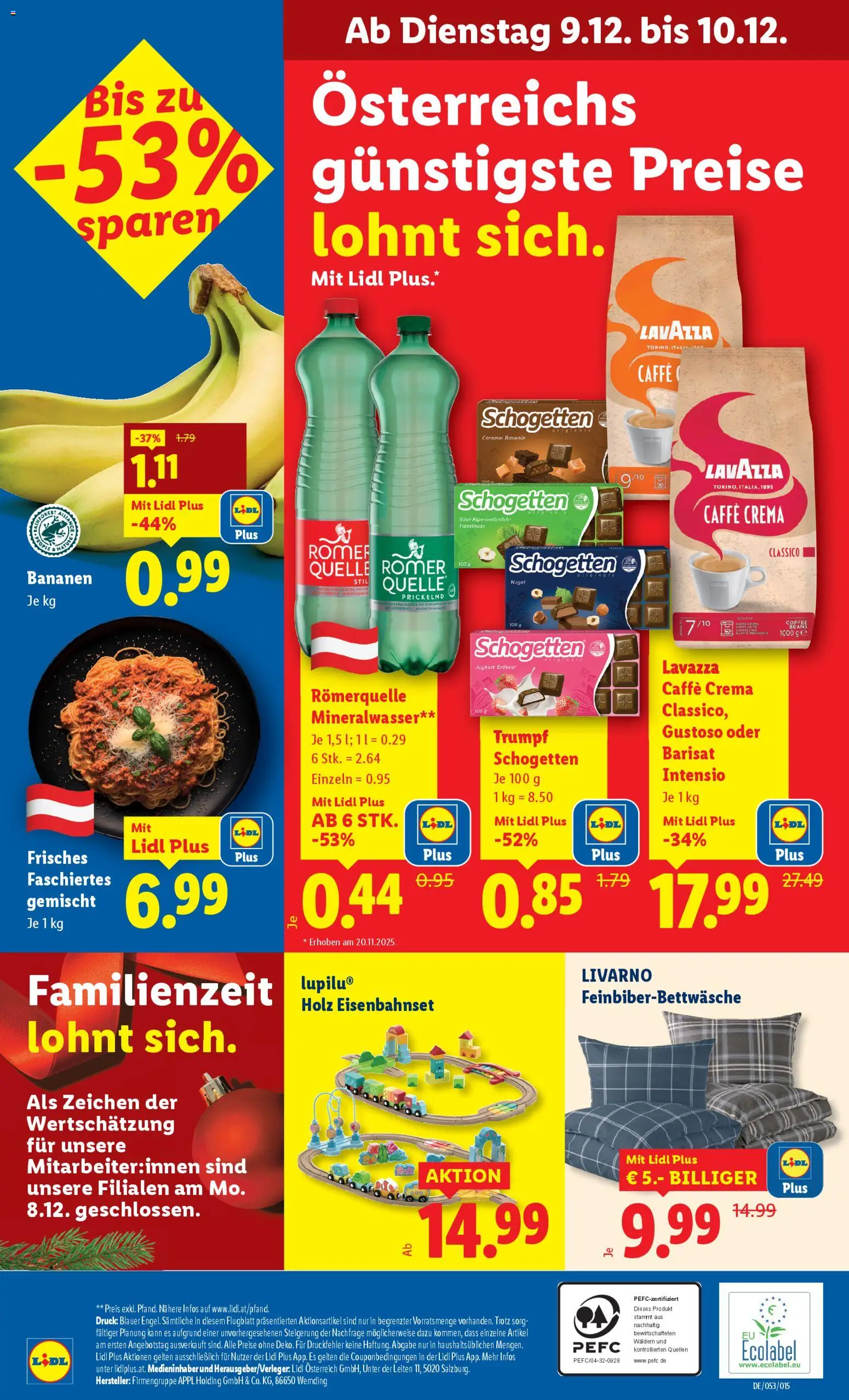 Lidl Flugblatt - Eisenstadt, Ebenfurth, Mattersburg gültig ab 04.12.2025 | Seite: 48 | Produkte: Joghurt, Bananen