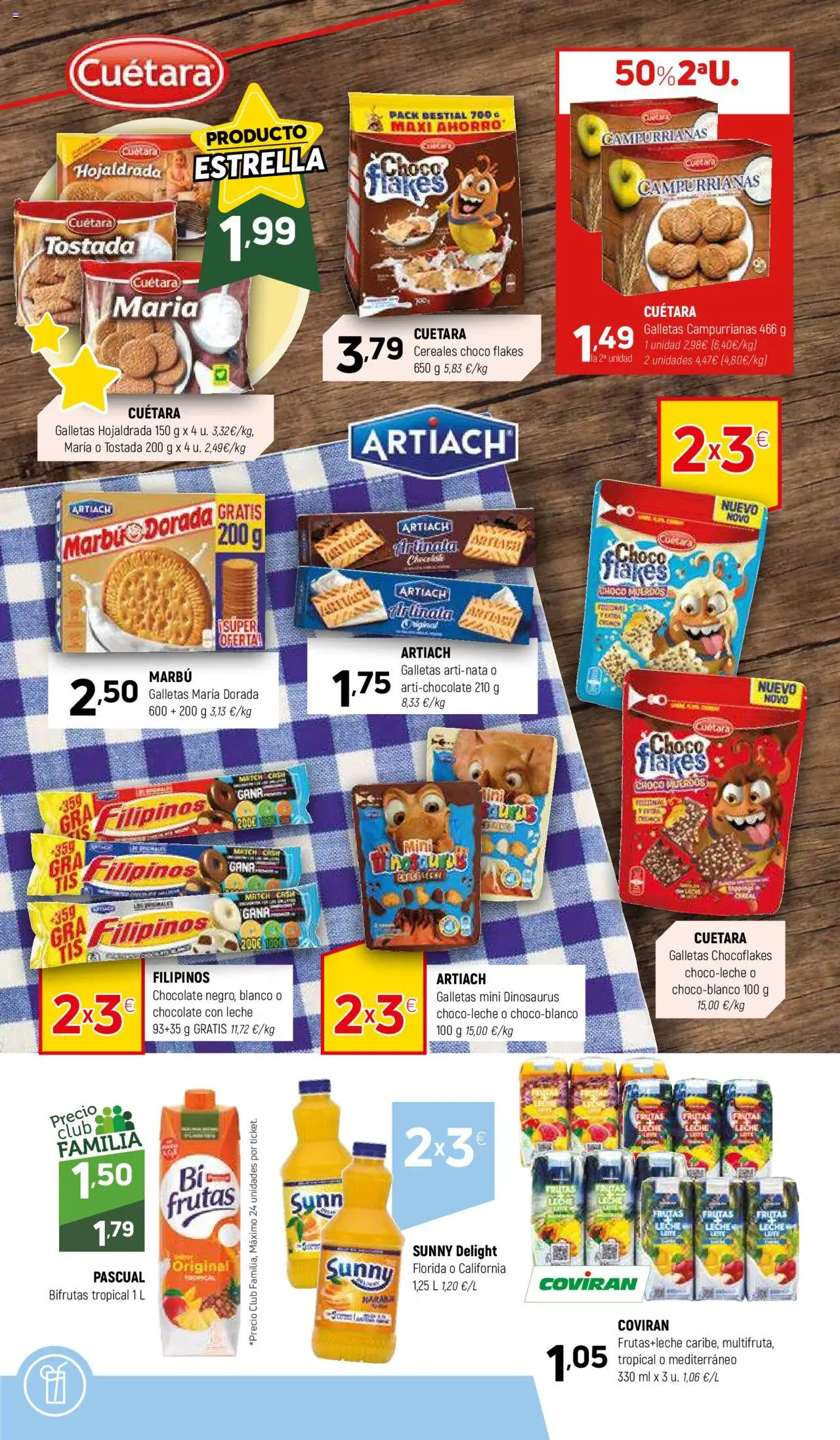 Coviran ofertas │ válido desde el 03.06.2025 | Página: 12 | Productos: Leche, Chocolate, Cereales, Chocolate con leche