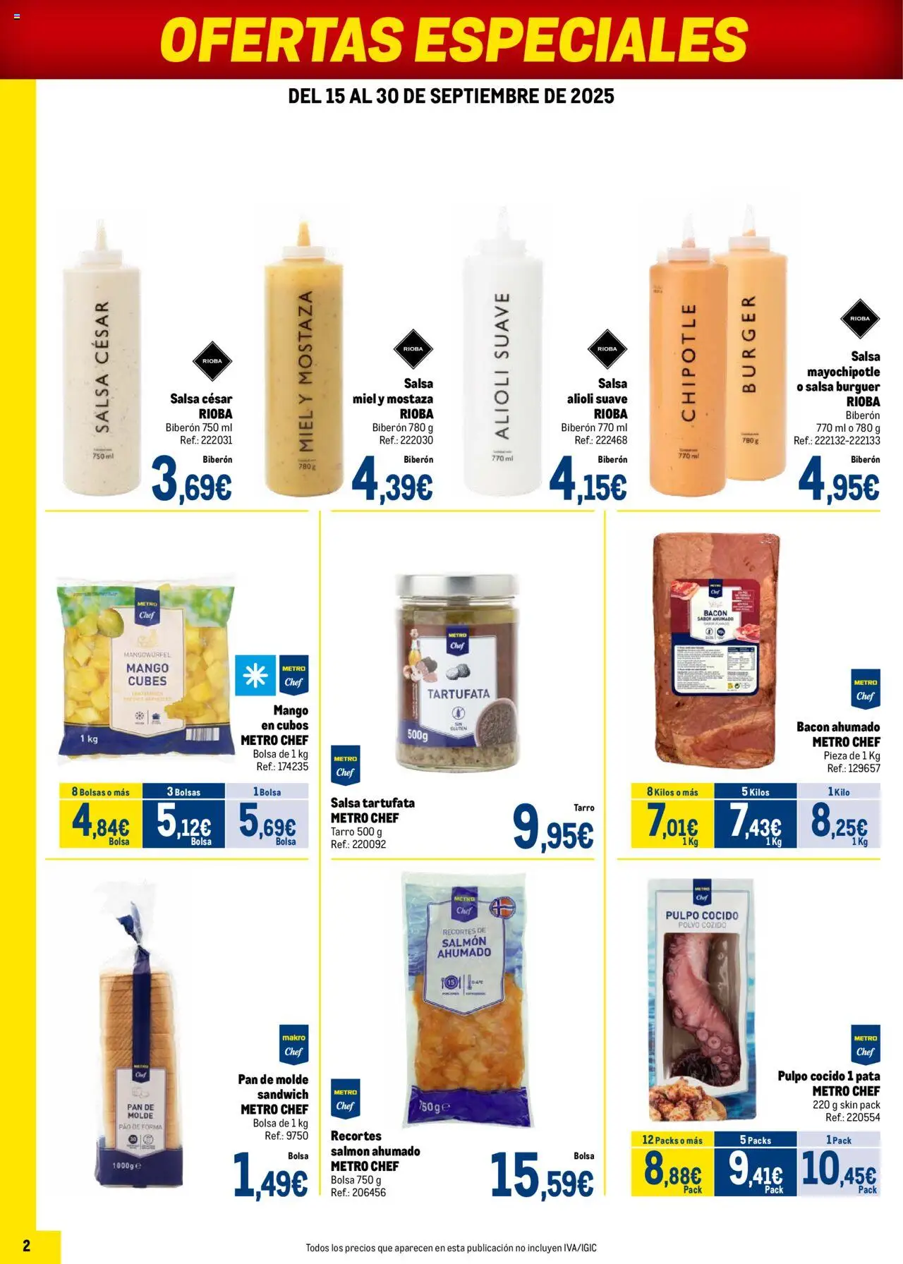 Makro - Oferta especial septiembre Cataluña │ válido desde el 15.09.2025 | Página: 2 | Productos: Polvo, Ψηφιακή κάμερα, Pan, Bolsa