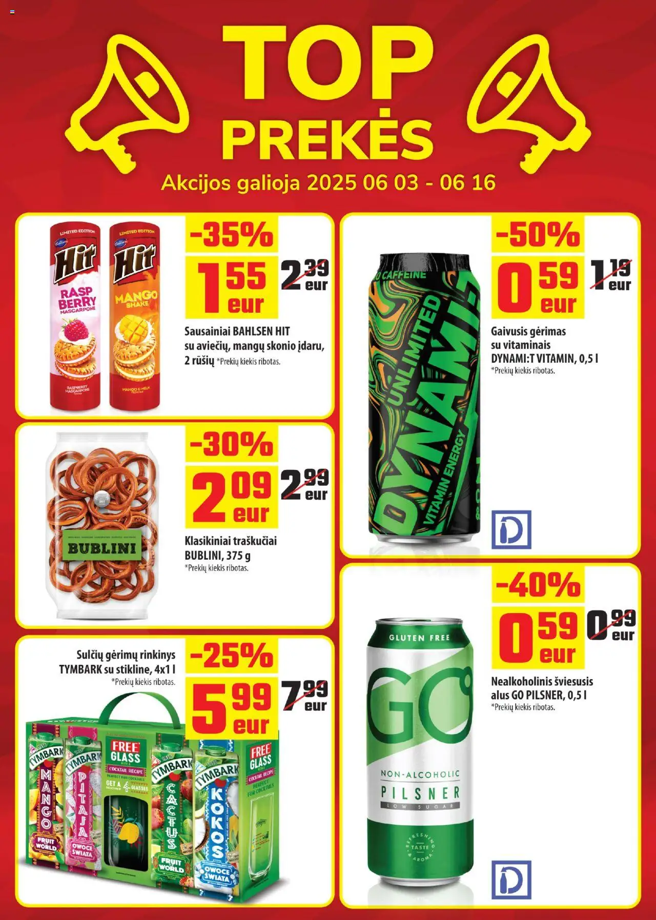 ČIA MARKET leidinys│galioja nuo 03.06.2025 | Puslapis: 18 | Prekių: Sausainiai, Gaivusis gėrimas, Alus, Traškučiai