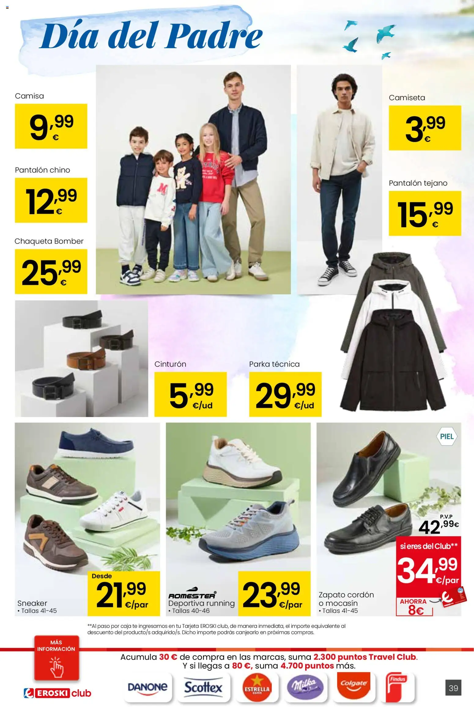 Eroski - Viste tu cesta de primavera  │ válido desde el 12.03.2026 | Página: 39 | Productos: Chaqueta, Cinturón, Té, Caja