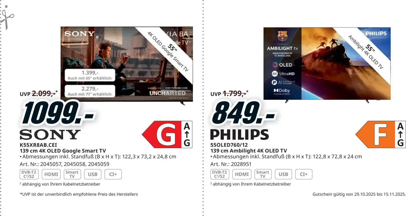 Media Markt Angebote gültig ab 29.10.2025 | Seite: 53 | Produkte: TV