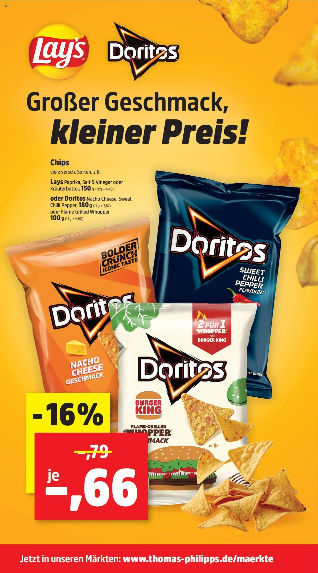 Thomas Philipps Prospekt - gültig ab dem 18.08.2025 | Seite: 8 | Produkte: Burger, Chips
