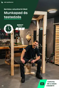 Munkapad és testedzés, Barkács: súlyzótartó fából - amely érvényes a következő dátumtól: 26.08.2025 | Oldal: 20