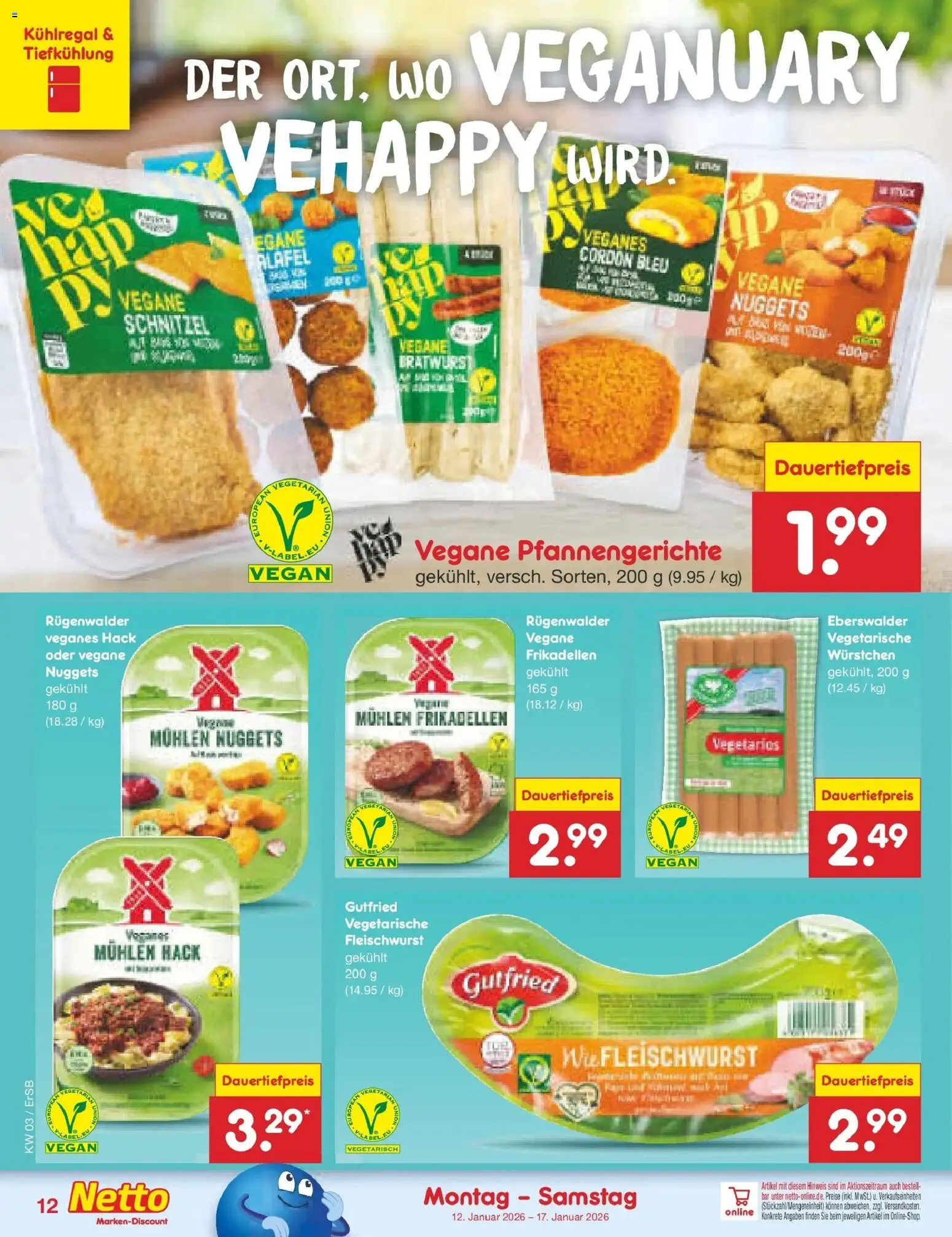 Netto Marken-Discount prospekt Nordhausen	 – gültig ab 12.01.2026 | Seite: 16 | Produkte: Schnitzel