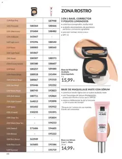 Vista previa BASE DE MAQUILLAJE MATE CON SÉRUM, cobertura media-ligera con un suave acabado mate • con Tecnología de Sérum Multipéptido, protección frente a la luz azul y SPF30 • mejora visiblemente la piel al instante y con el paso del tiempo válido desde el 01.10.2025 | Página: 68