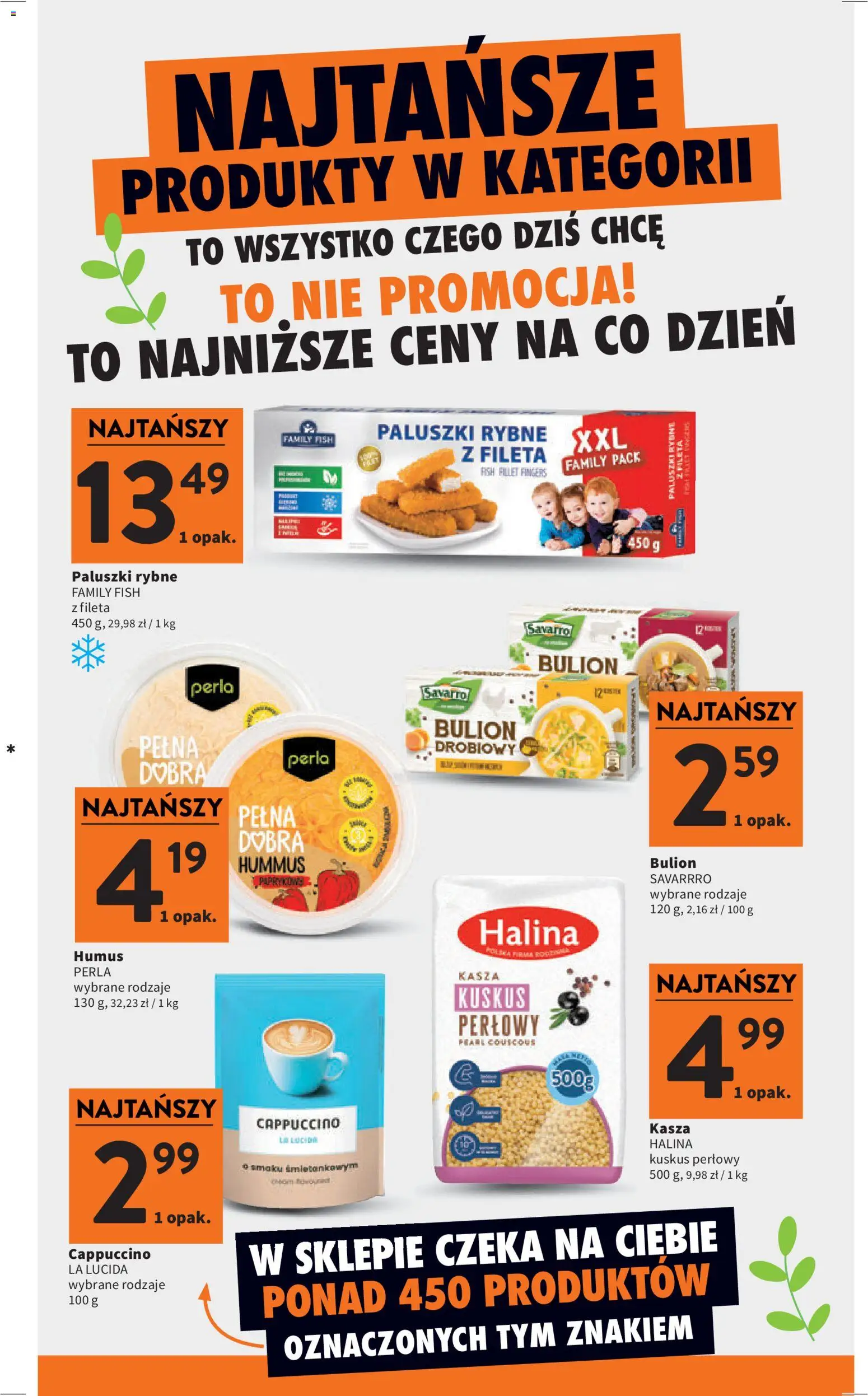 Intermarche gazetka od 12.03.2026 | Strona: 9 | Produkty: Kasza, Kuskus perłowy, Cappuccino, Paluszki rybne