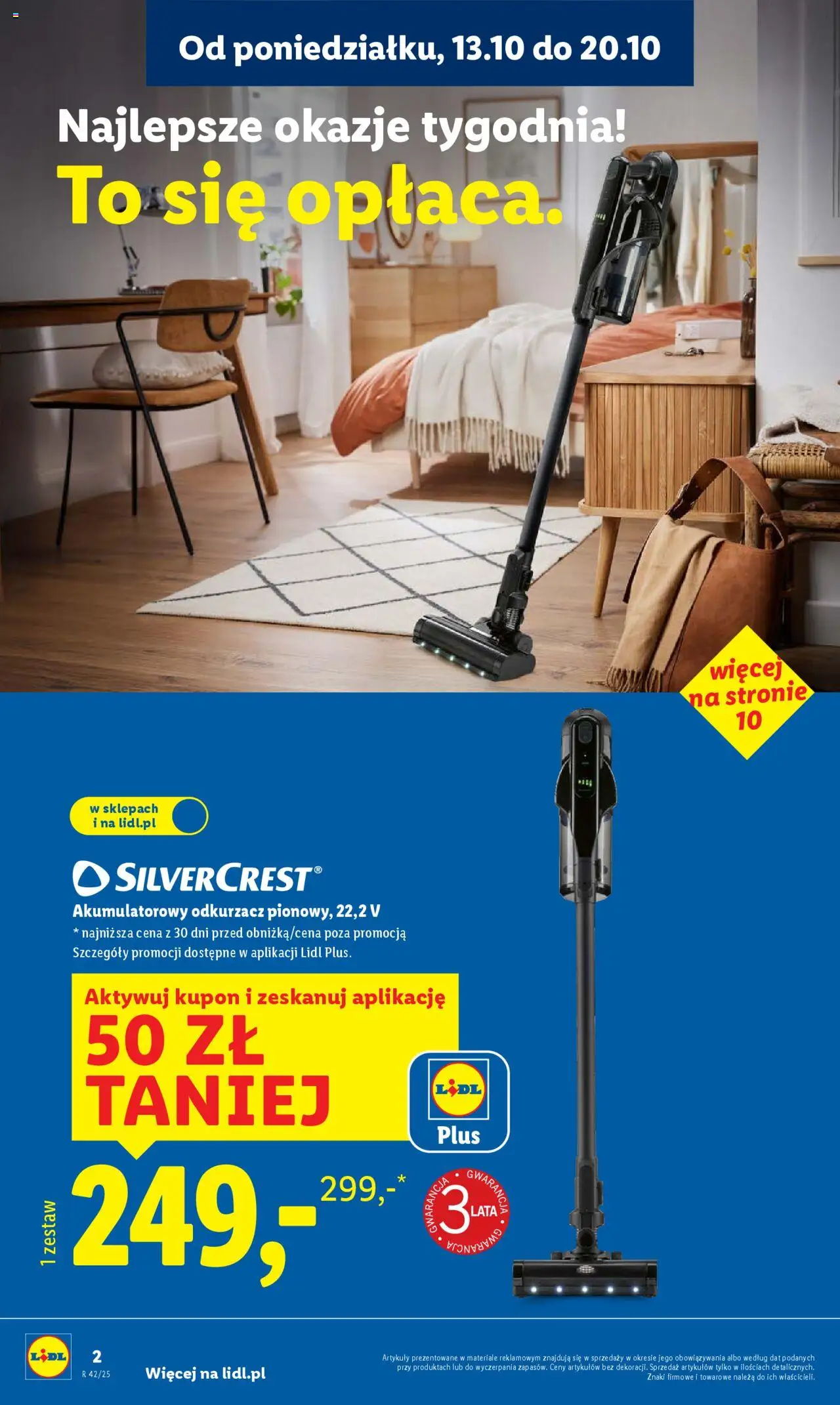 Lidl Katalog od 13.10.2025 | Strona: 2 | Produkty: Odkurzacz, Cleaner