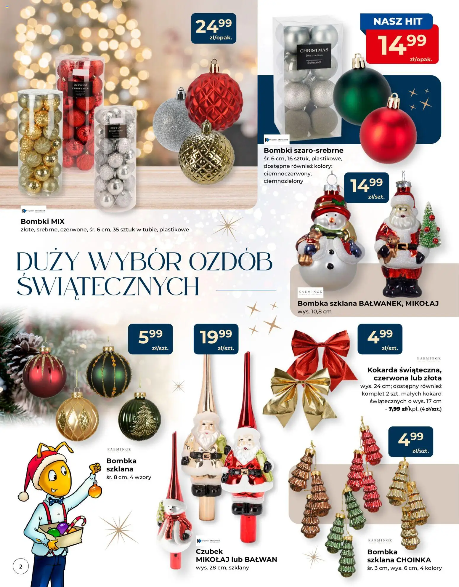 Mrówka Gazetka - Malbork od 04.12.2025 | Strona: 2 | Produkty: Choinka
