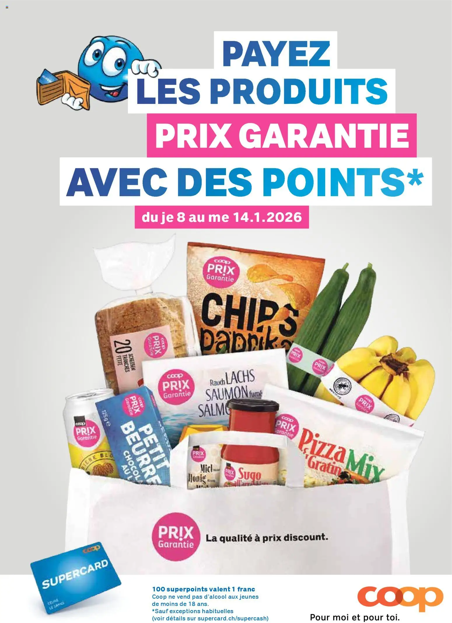 Coop - Les actions de la semaine – gültig ab 08.01.2026 | Seite: 17 | Produkte: Lachs, Pizza, Chips