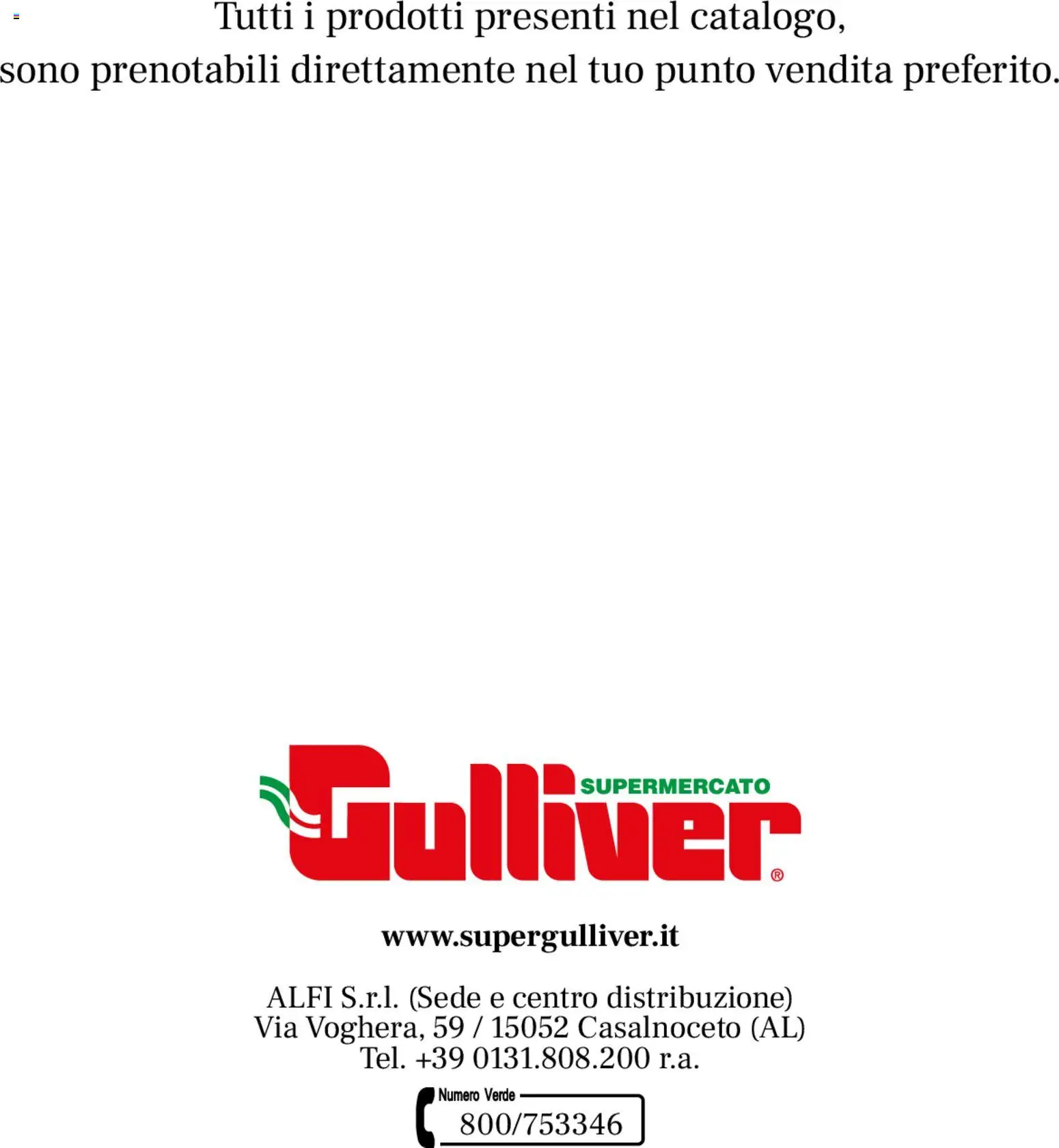 Volantino Gulliver del 17.11.2025 | Pagina: 44