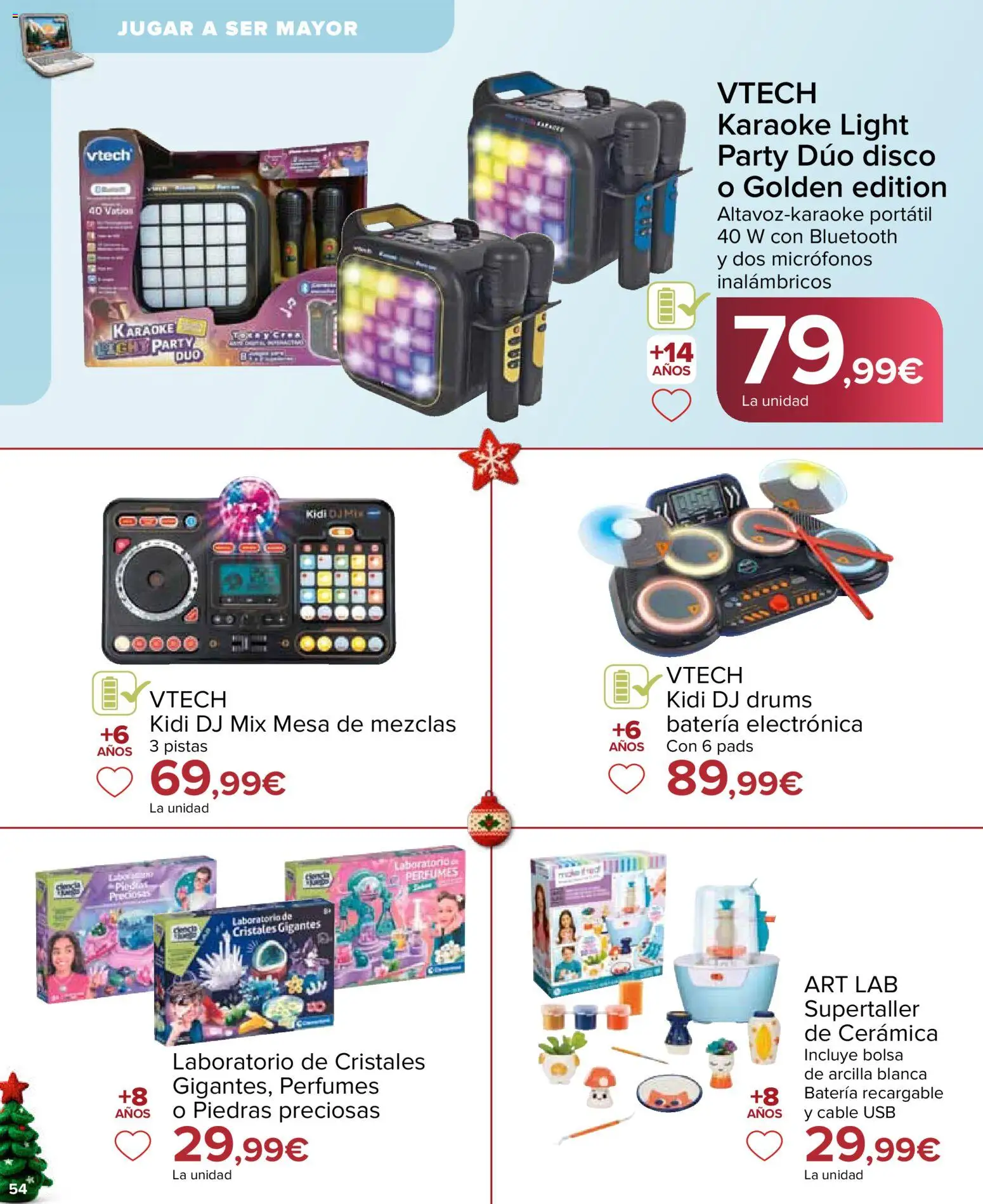 Carrefour Juguetes │ válido desde el 07.11.2025 | Página: 54 | Productos: Cable, Disco, Bolsa, Mesa