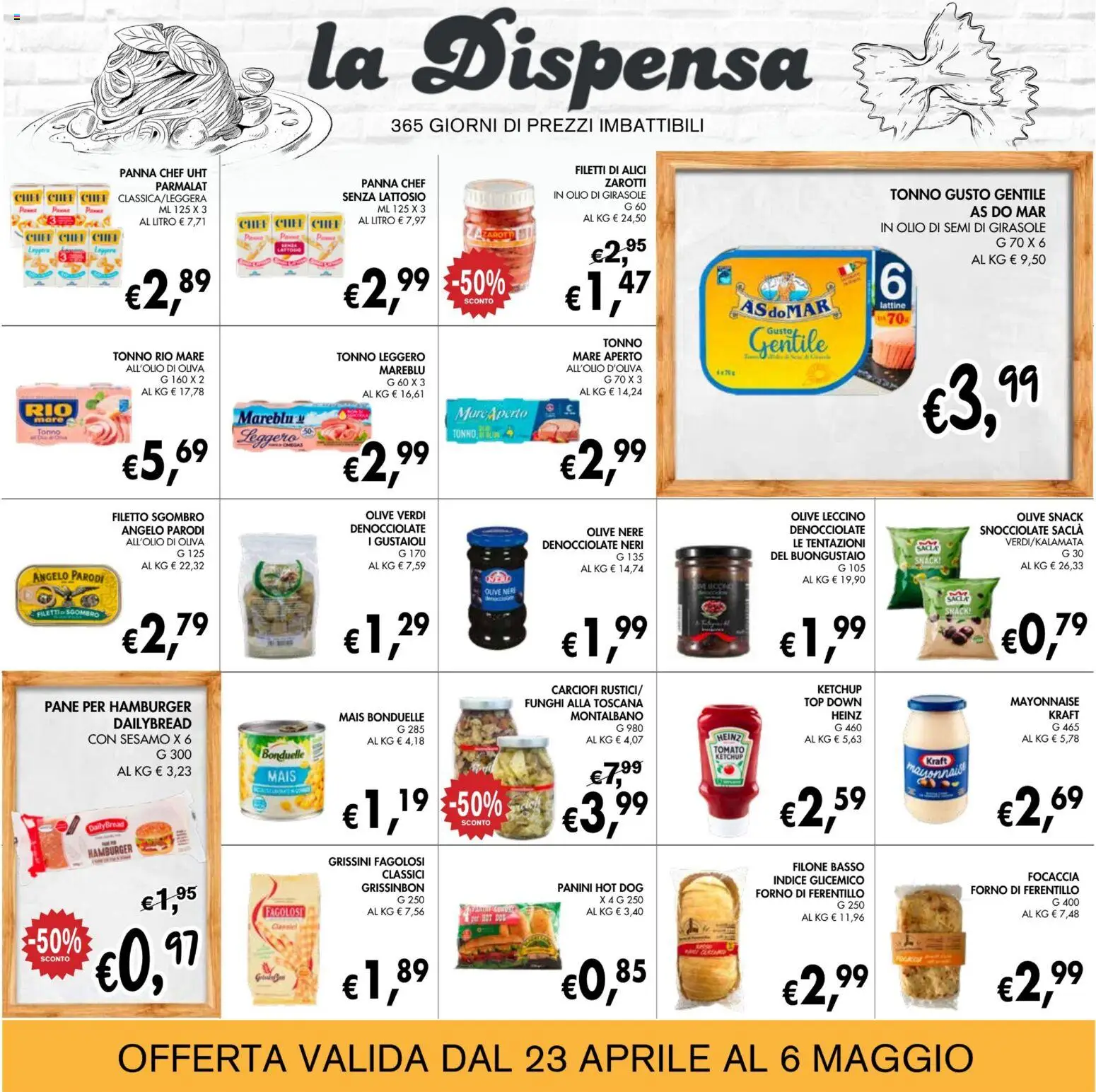 Volantino Coal del 23.04.2026 | Pagina: 14 | Prodotti: Olive, Top, Funghi, Sgombro