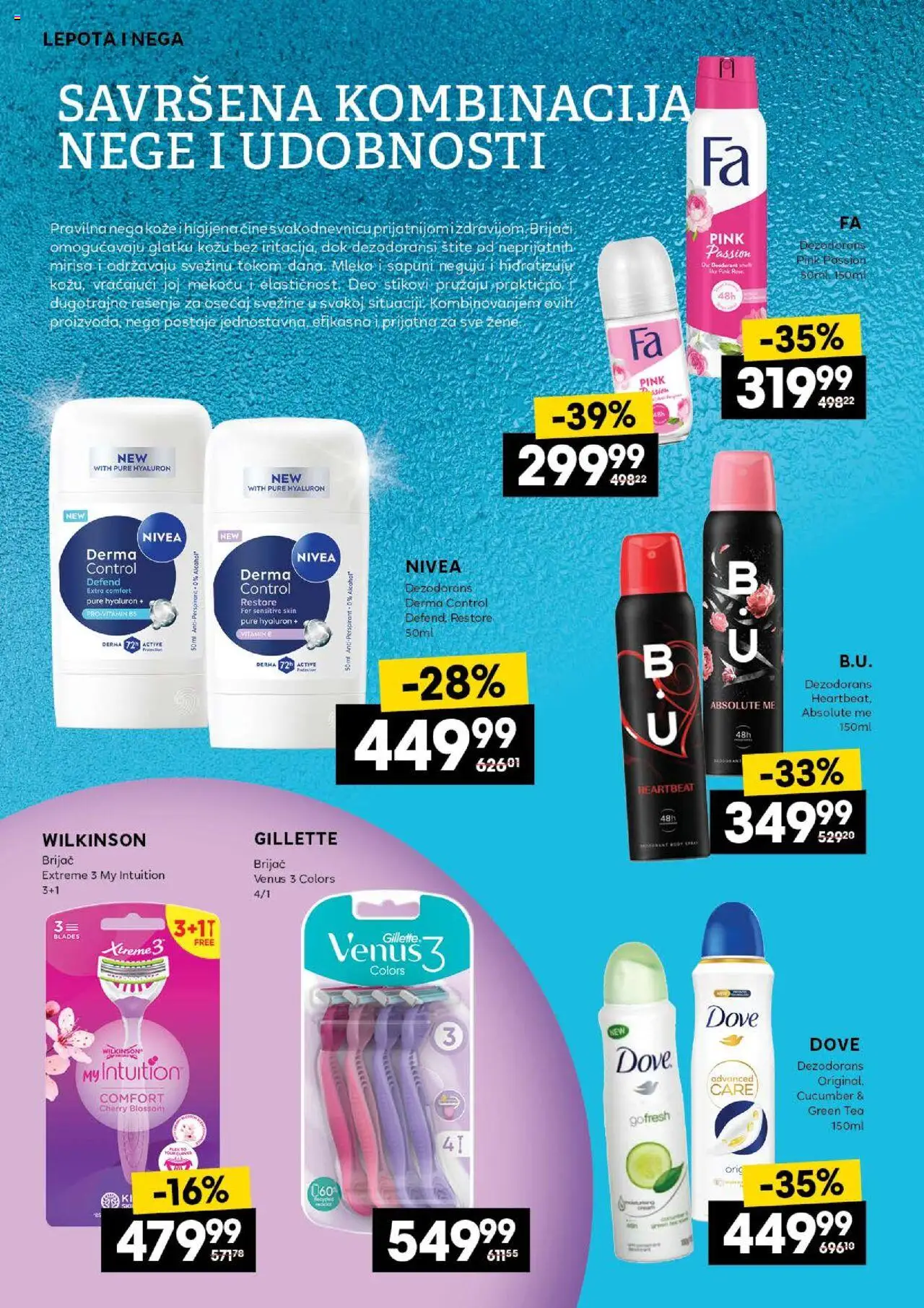 Idea katalog - važi od 02.10.2025 | Strana: 22 | Proizvode: Gillette, Brijač, Dove, Antiperspirant