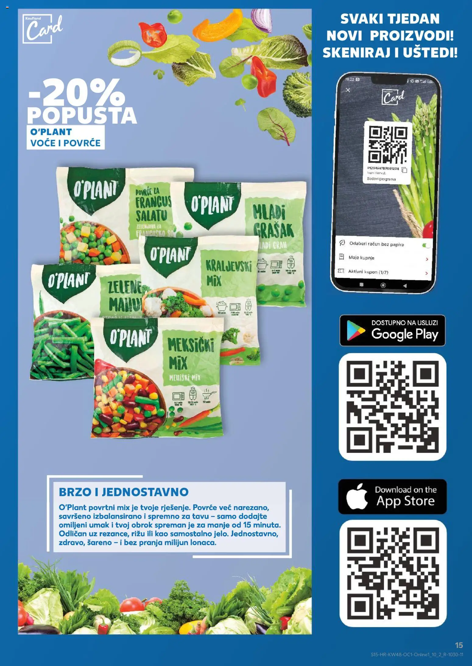 Kaufland katalog | vrijedi od 26.11.2025 | Stranica: 15 | Proizvodi: Povrće, Voće, Umak, Grašak
