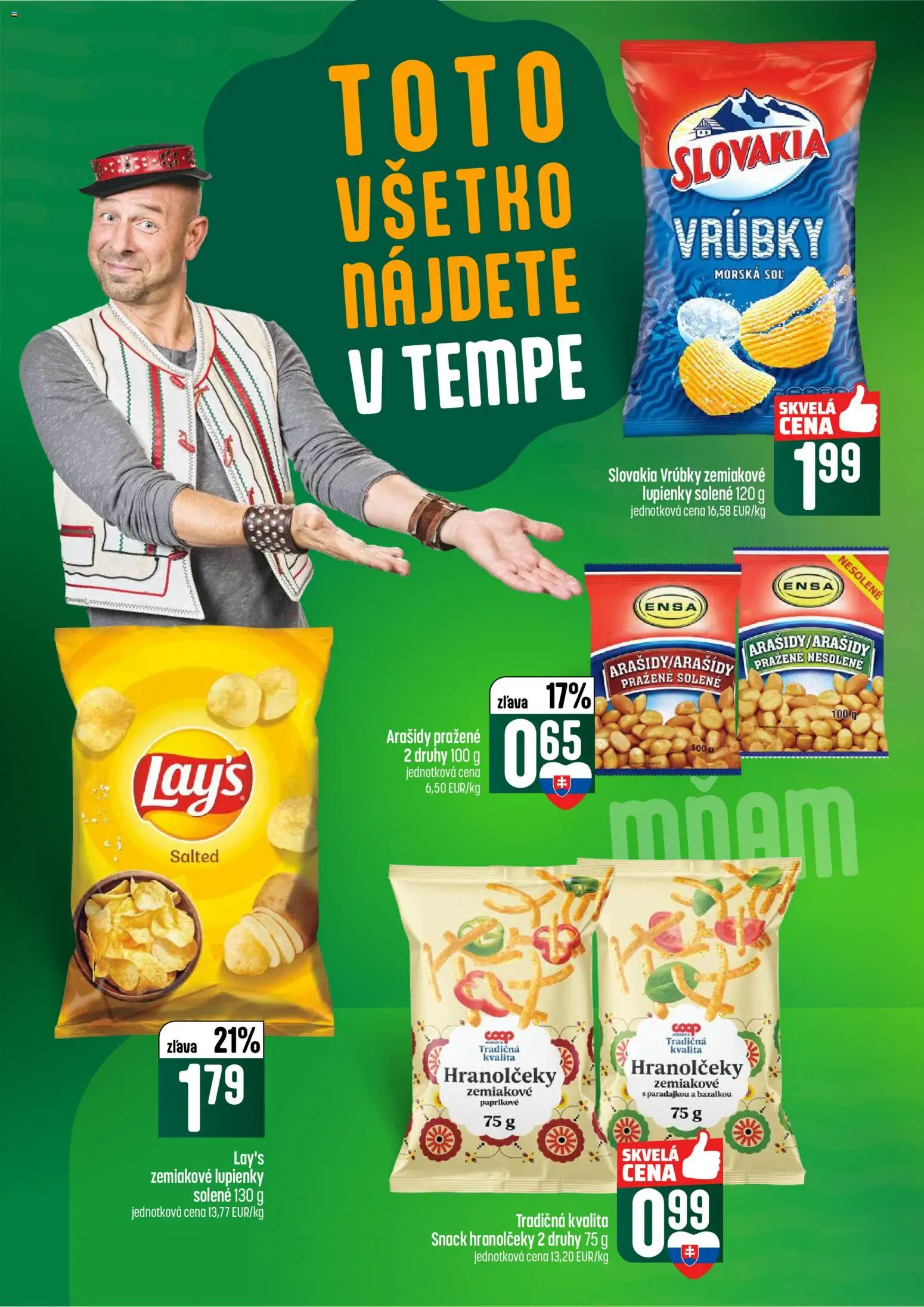 Nové COOP Jednota akcie – leták je platný od 08.01.2026 | Strana: 42 | Produkty: Soľ, Arašidy