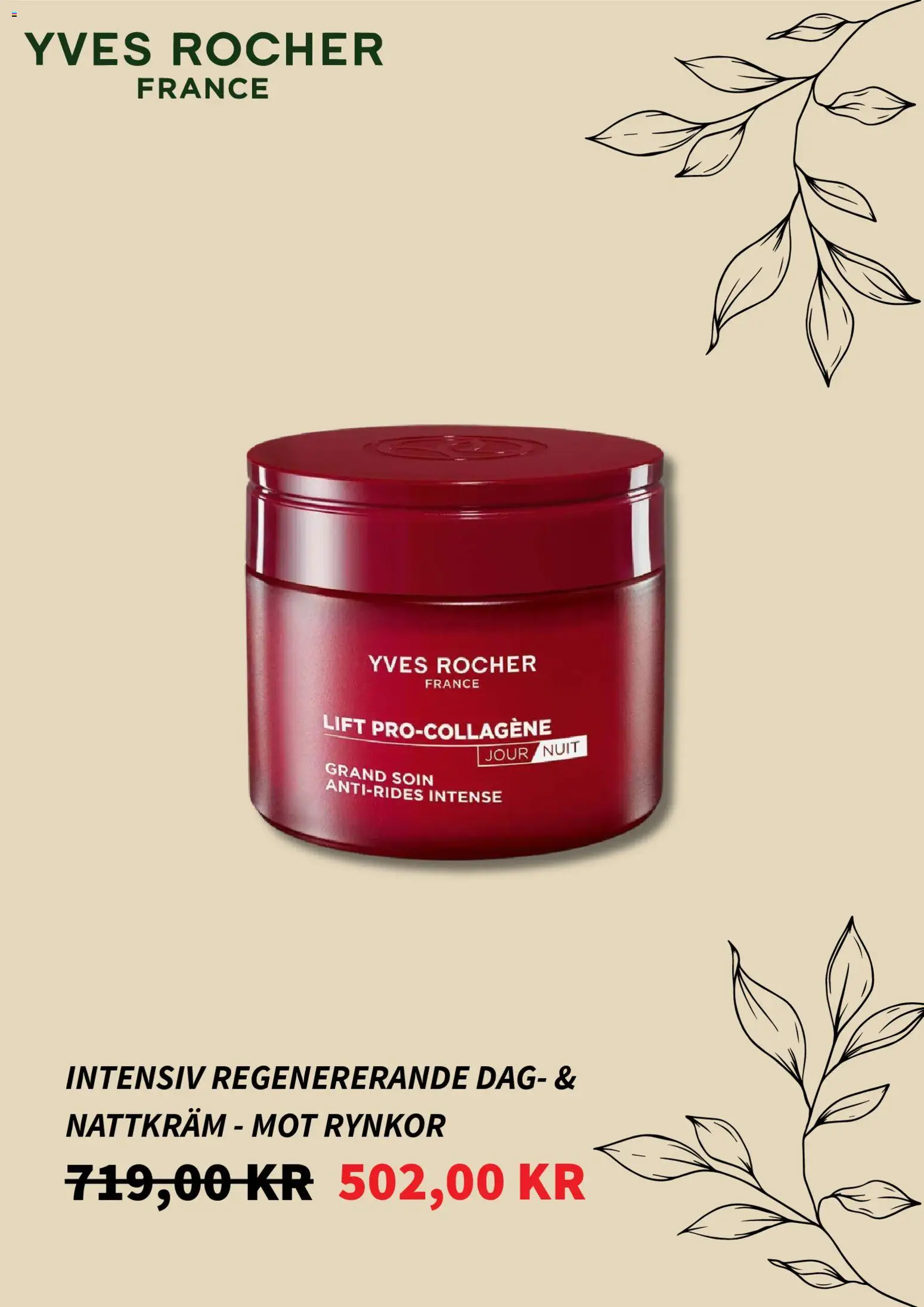 Yves Rocher reklamblad aktuell från 17.11.2025 | Sida: 3 | Produkter: Nattkräm