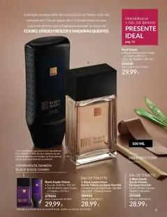 Pré-visualização Catálogo Avon Campanha 10 válido de 01.10.2025 | Página: 41 | Produtos: Fragrância, Eau de toilette, Madeiras, Banho