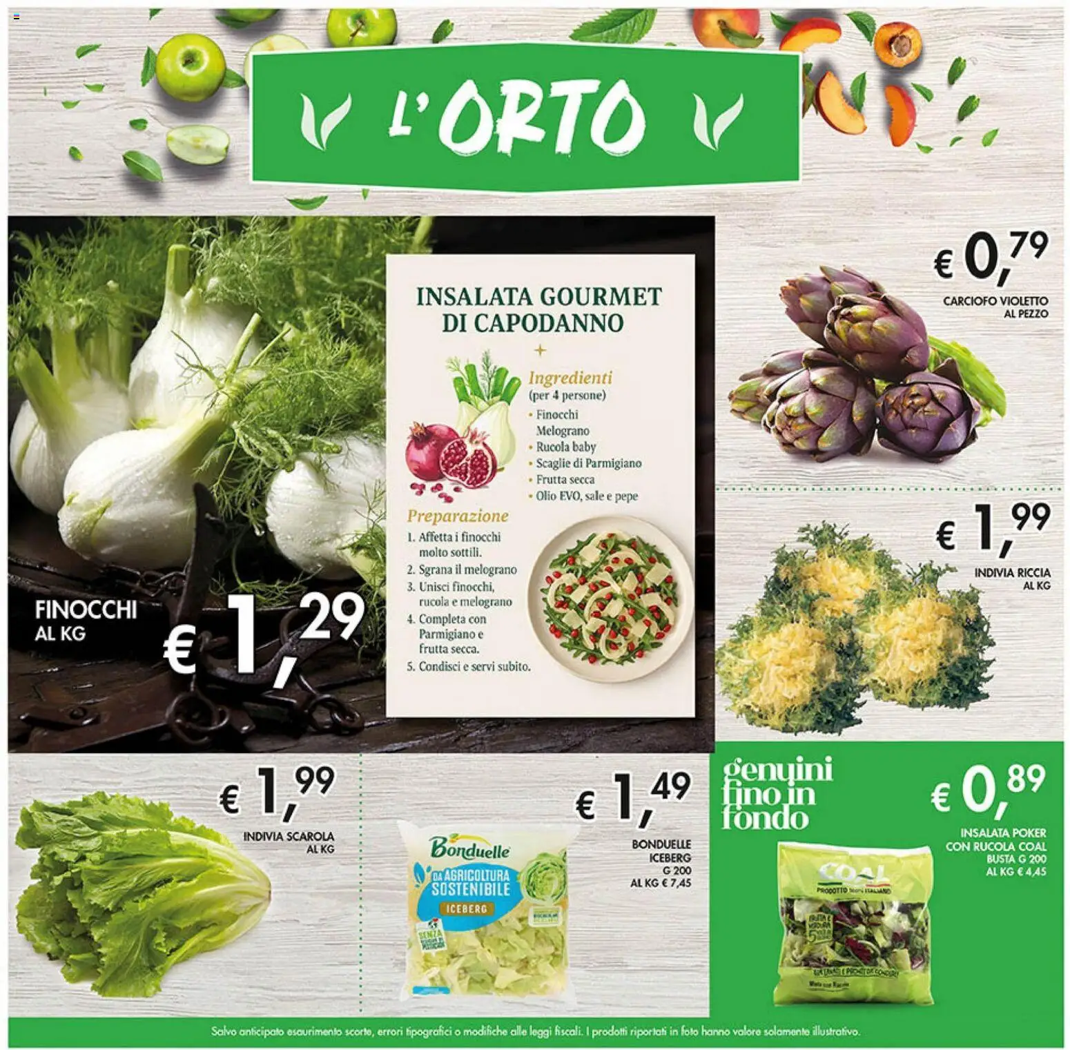 Volantino Coal del 27.12.2025 | Pagina: 3 | Prodotti: Sale, Pepe, Parmigiano, Indivia