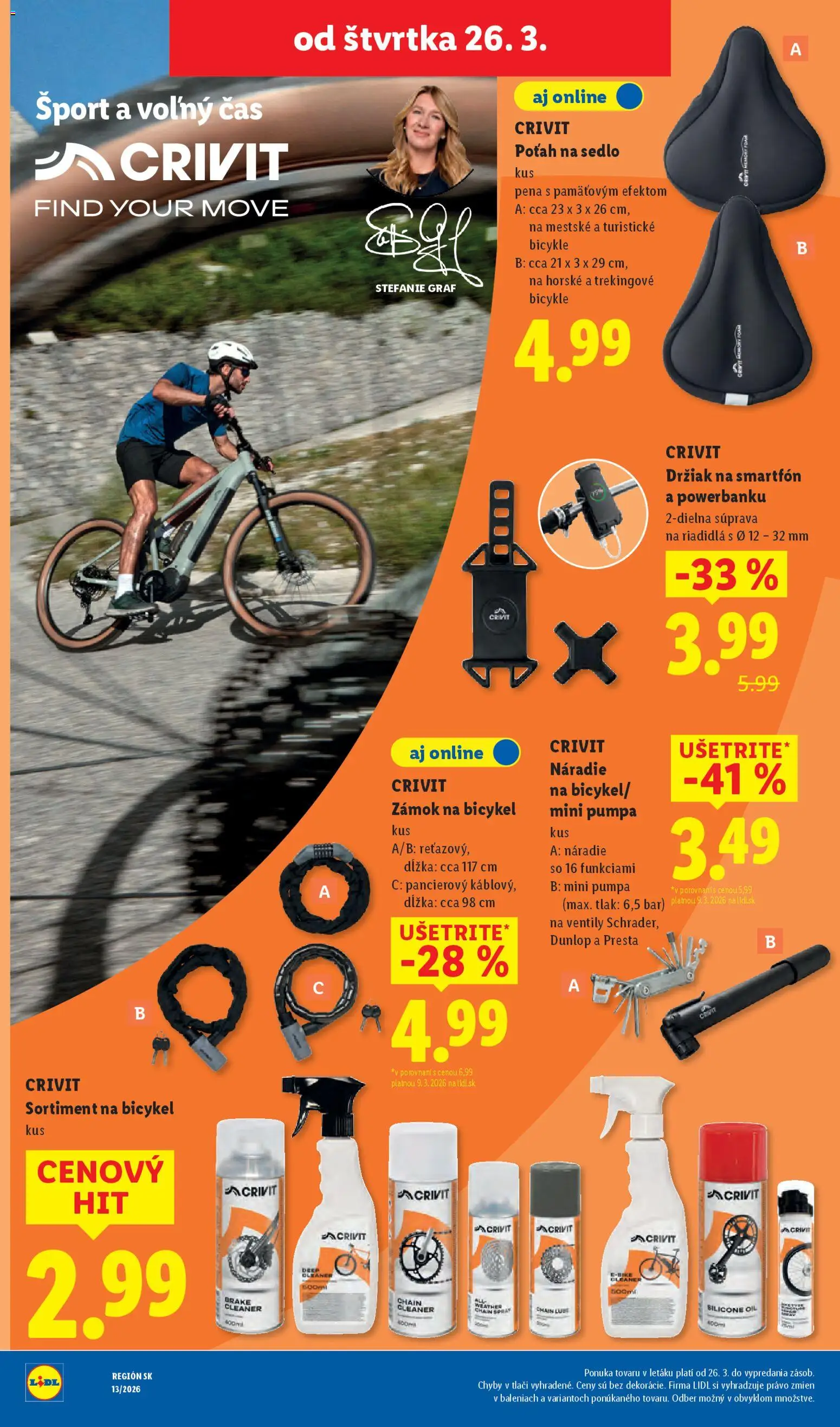 Nové Lidl akcie – leták je platný od 23.03.2026 | Strana: 96 | Produkty: Pumpa, Náradie, Smartfón