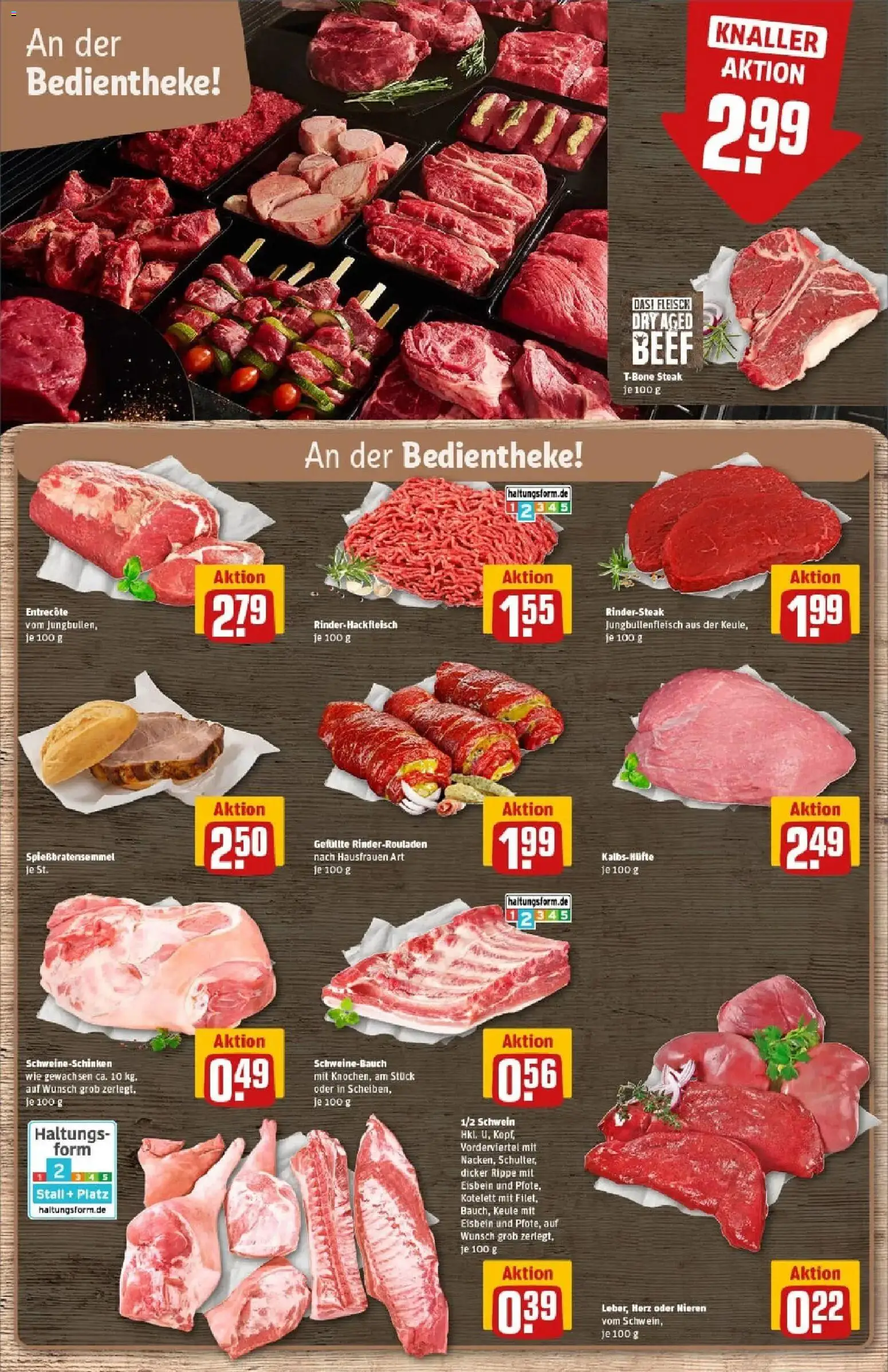 Rewe prospekt Alzenau	 – gültig ab 11.01.2026 | Seite: 9 | Produkte: Rinderrouladen, Schweinebauch, Entrecote, Fleisch
