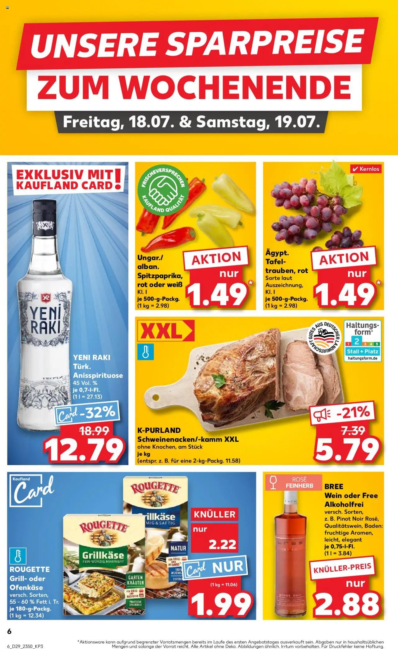 Kaufland prospekt Völklingen	 - gültig ab dem 17.07.2025 | Seite: 6 | Produkte: Grill, Bree, Wein