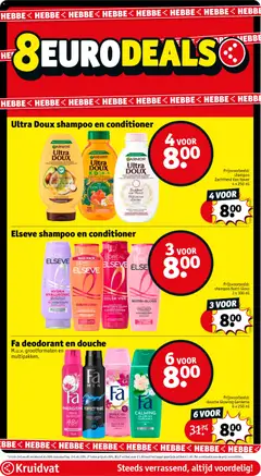 Fa deodorant en douche, Fa deodorant en douche M.u.v. grootformaten en multipakken. - Voorbeeld van een folder van Kruidvat, geldig van 25.11.2025 | Pagina: 23