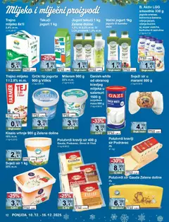Katalog KTC - Pregled kataloga iz trgovine KTC, vrijedi od 10.12.2025 | Stranica: 12 | Proizvodi: Kiselo vrhnje, Svježi sir, Trajno mlijeko, Mileram