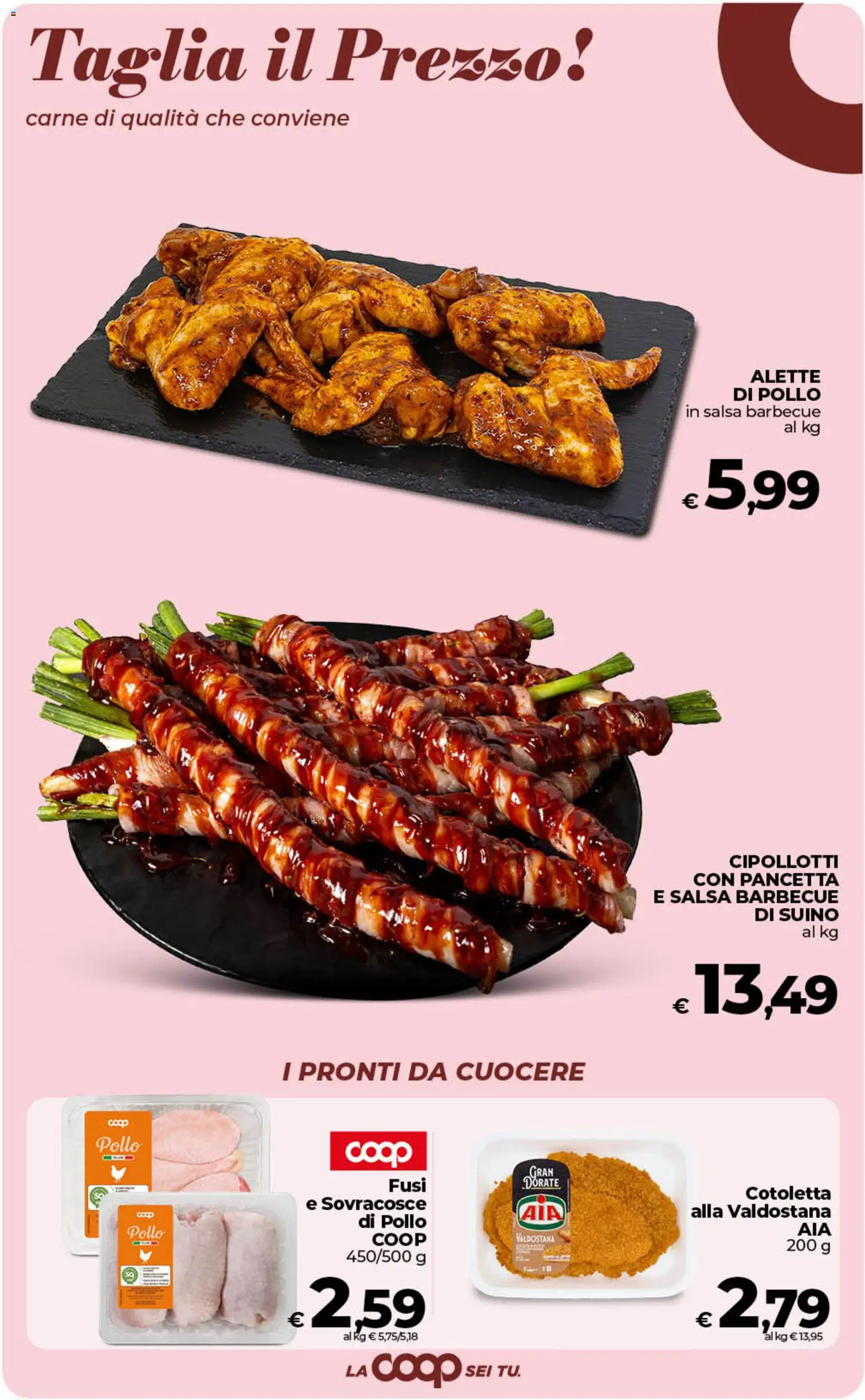 Volantino COOP del 13.02.2026 | Pagina: 21 | Prodotti: Pollo, Pancetta, Barbecue, Salsa barbecue
