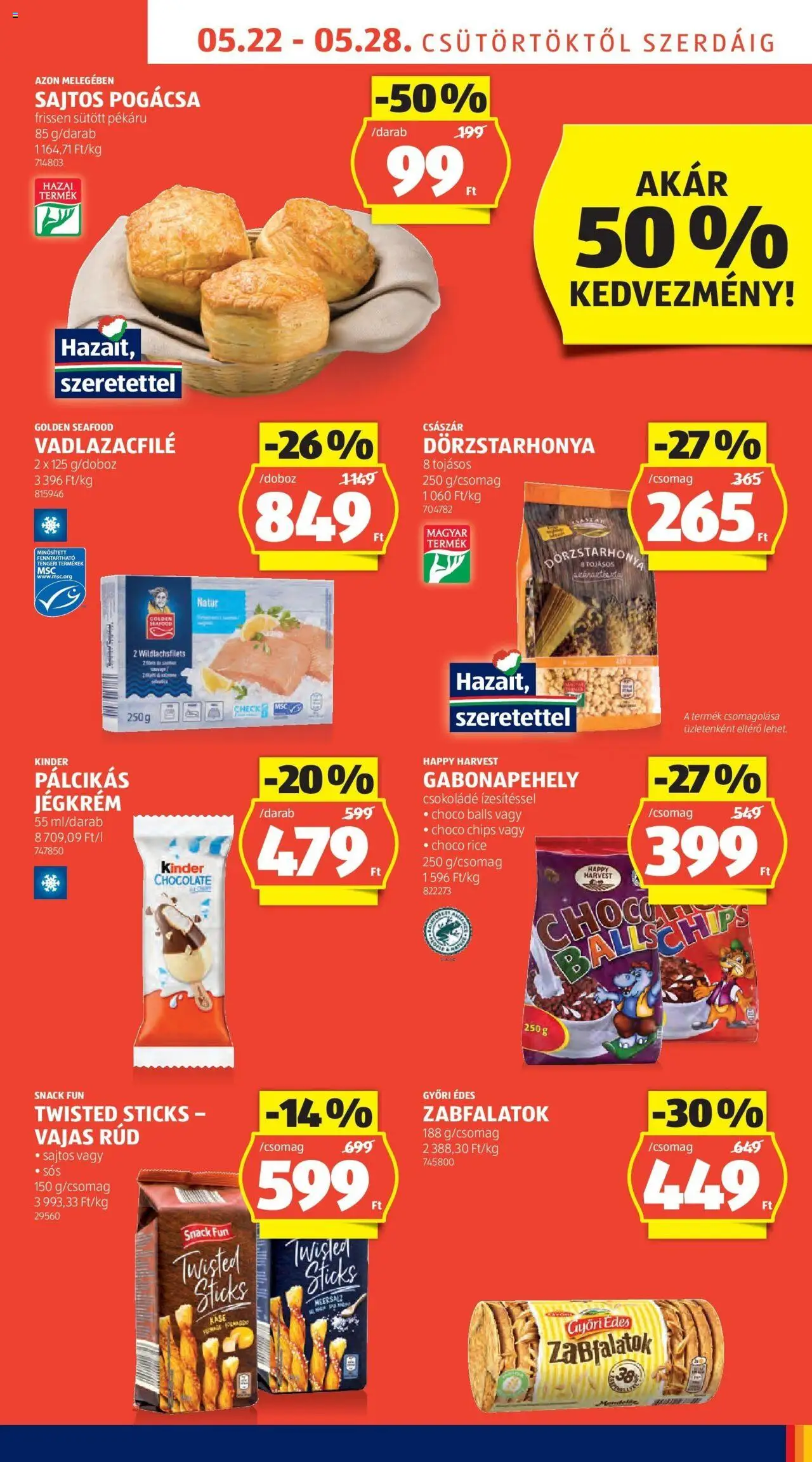 Aldi akciós ujság - amely érvényes a következő dátumtól: 29.05.2025 | Oldal: 5 | Termékek: Gabonapehely, Doboz, Csokoládé, Pálcikás jégkrém