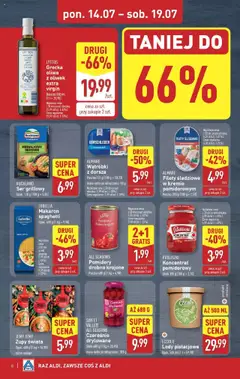 Aldi Gazetka od 14.07.2025 | Strona: 8 | Produkty: Bazylia, Pomidory, Makaron, Lody