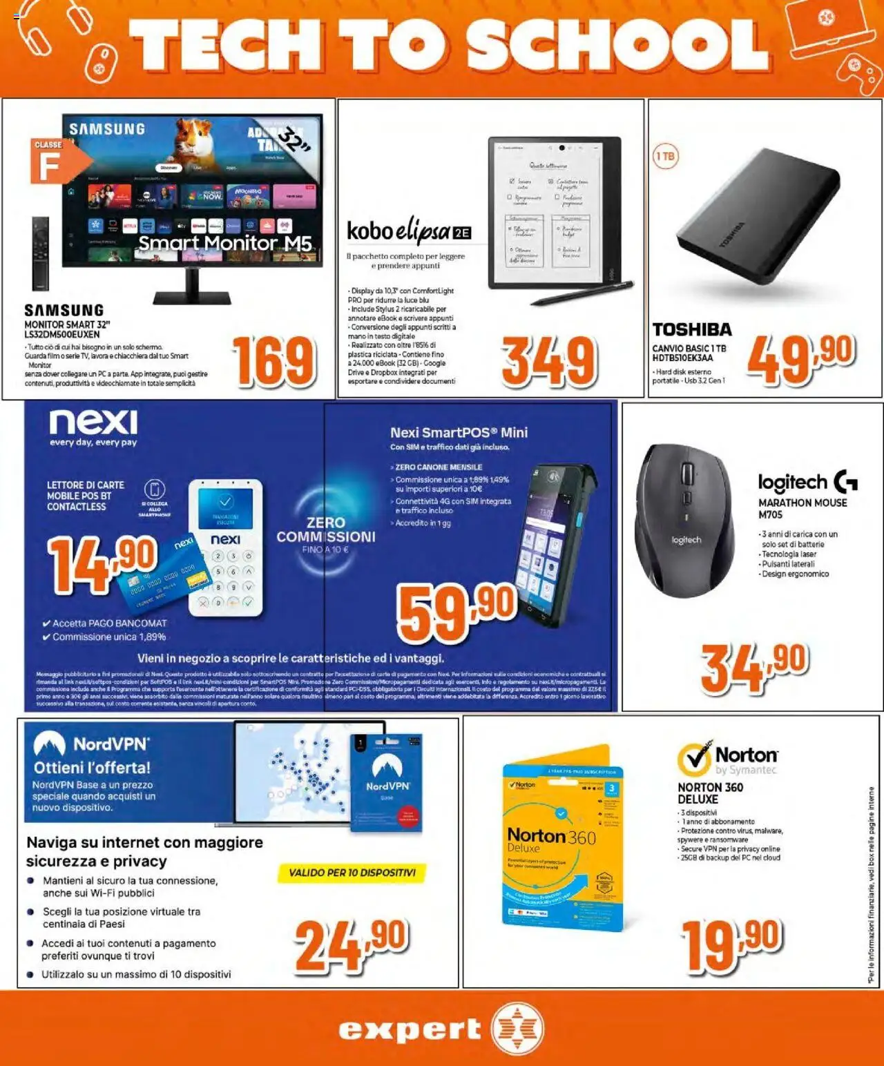 Volantino Expert del 06.09.2025 | Pagina: 16 | Prodotti: Monitor, Smartphone, Batterie, Samsung