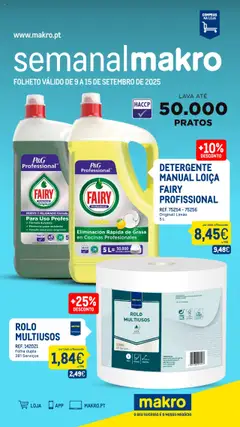 Pré-visualização Makro folheto válido de 09.09.2025