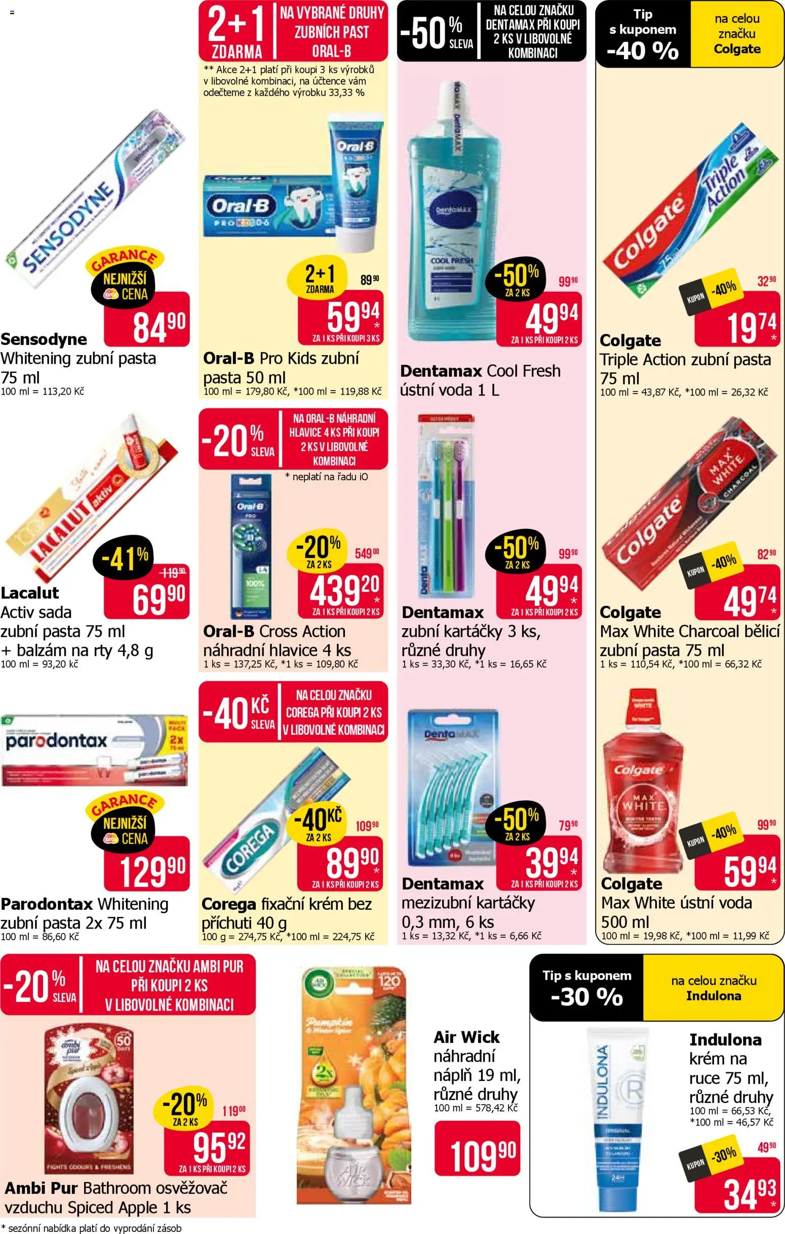 TETA Drogerie leták od 20.11.2025 | Strana: 12 | Produkty: Zubní pasta, Parodontax, Osvěžovač vzduchu, Indulona