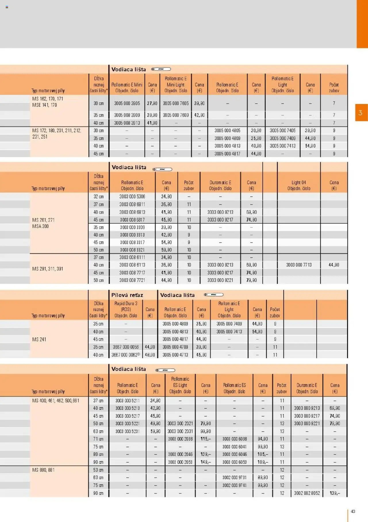 Nové STIHL akcie – leták je platný od 01.04.2025 | Strana: 43