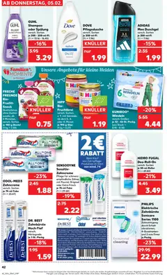 GUHL Shampoo oder Spülung, versch. Sorten je 200-250-ml-FI. ab 05.02.2026 gültig | Seite: 42 | Produkte: Elektrische zahnbürste, Äpfel, Zahnbürste, Zucker