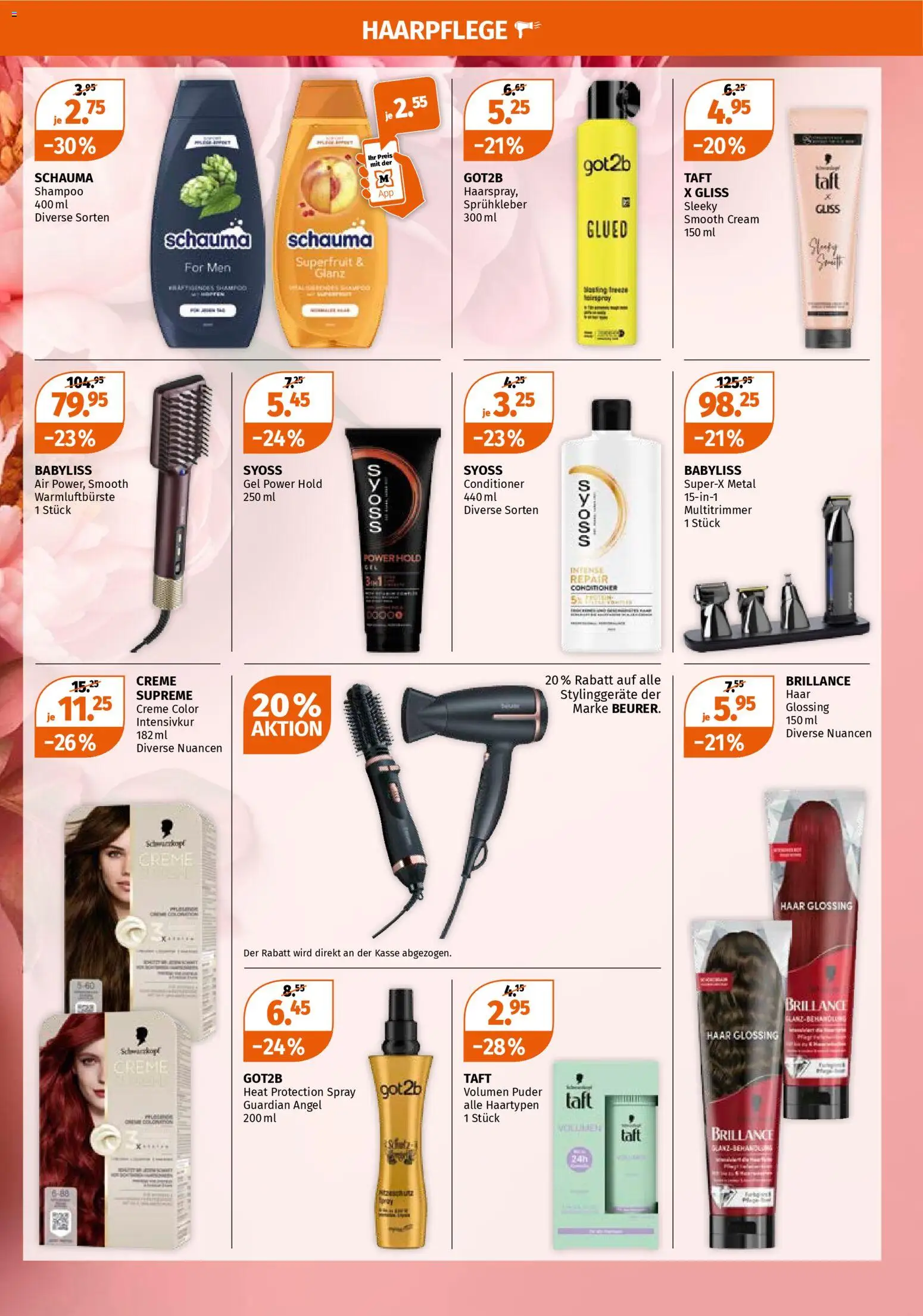 Müller Aktionen – gültig ab 05.02.2026 | Seite: 5 | Produkte: Shampoo, Conditioner, Puder, Creme