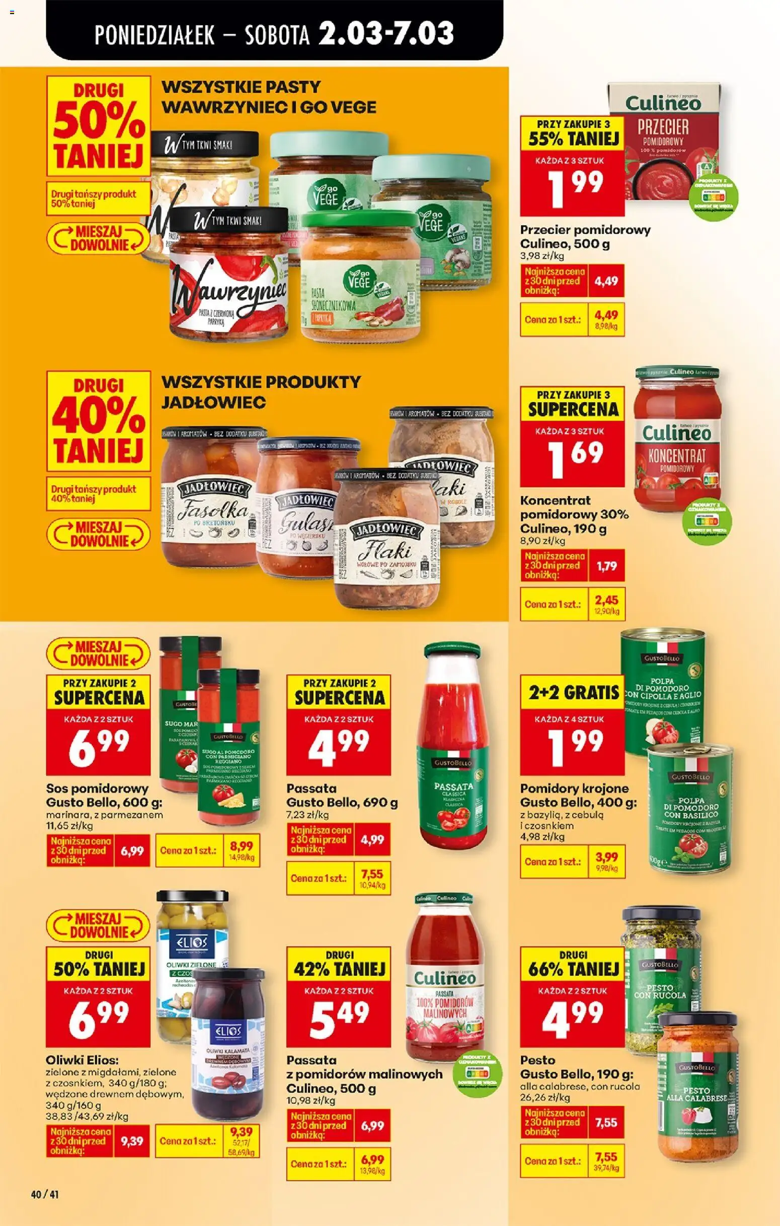 Biedronka Polsko leták od 02.03.2026 | Strana: 62 | Produkty: Passata, Pesto, Guláš, Parmigiano Reggiano